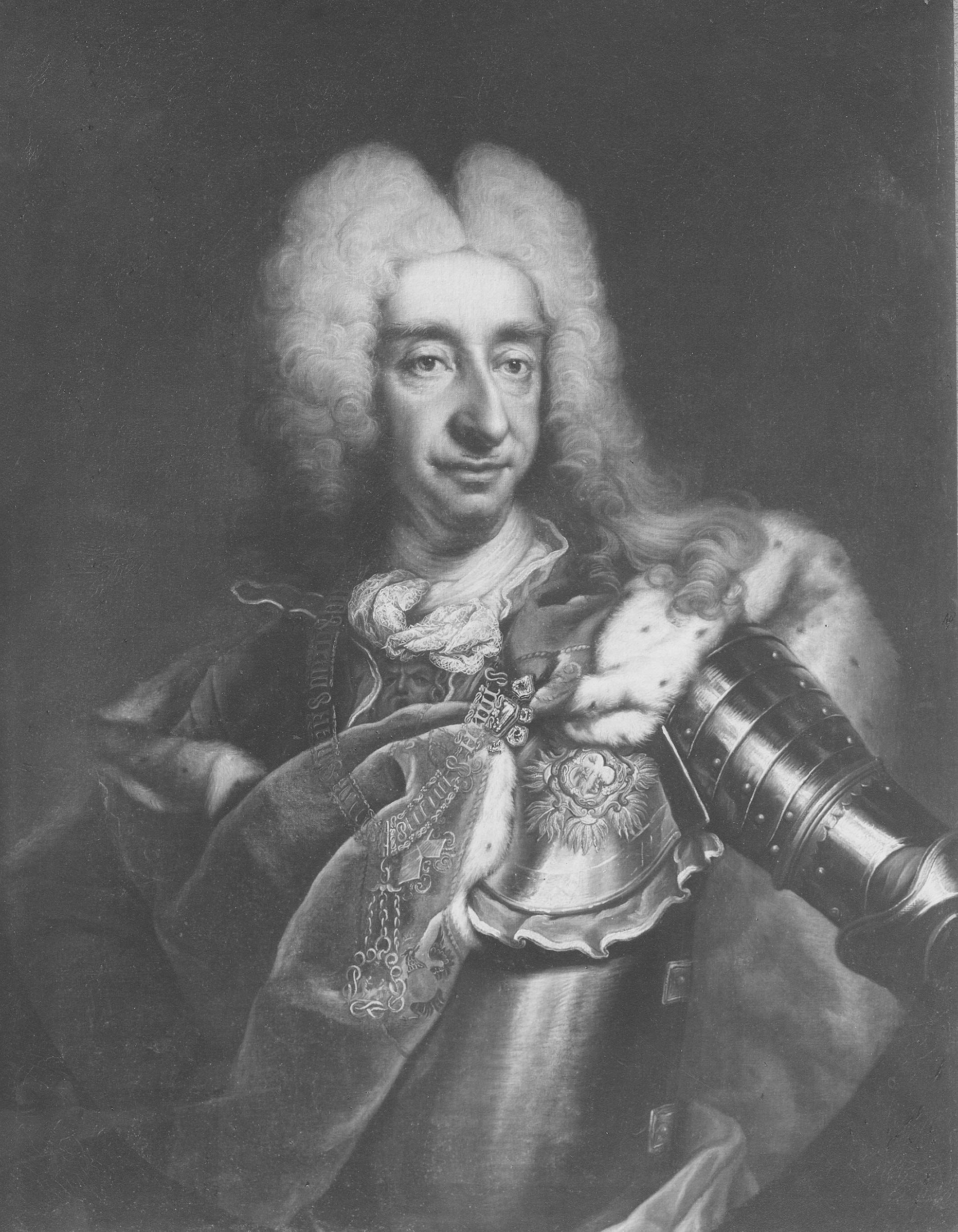 Viktor Amadeus II, 1666-1732, kung av Sicilien och Sardinien by Martin van Meytens