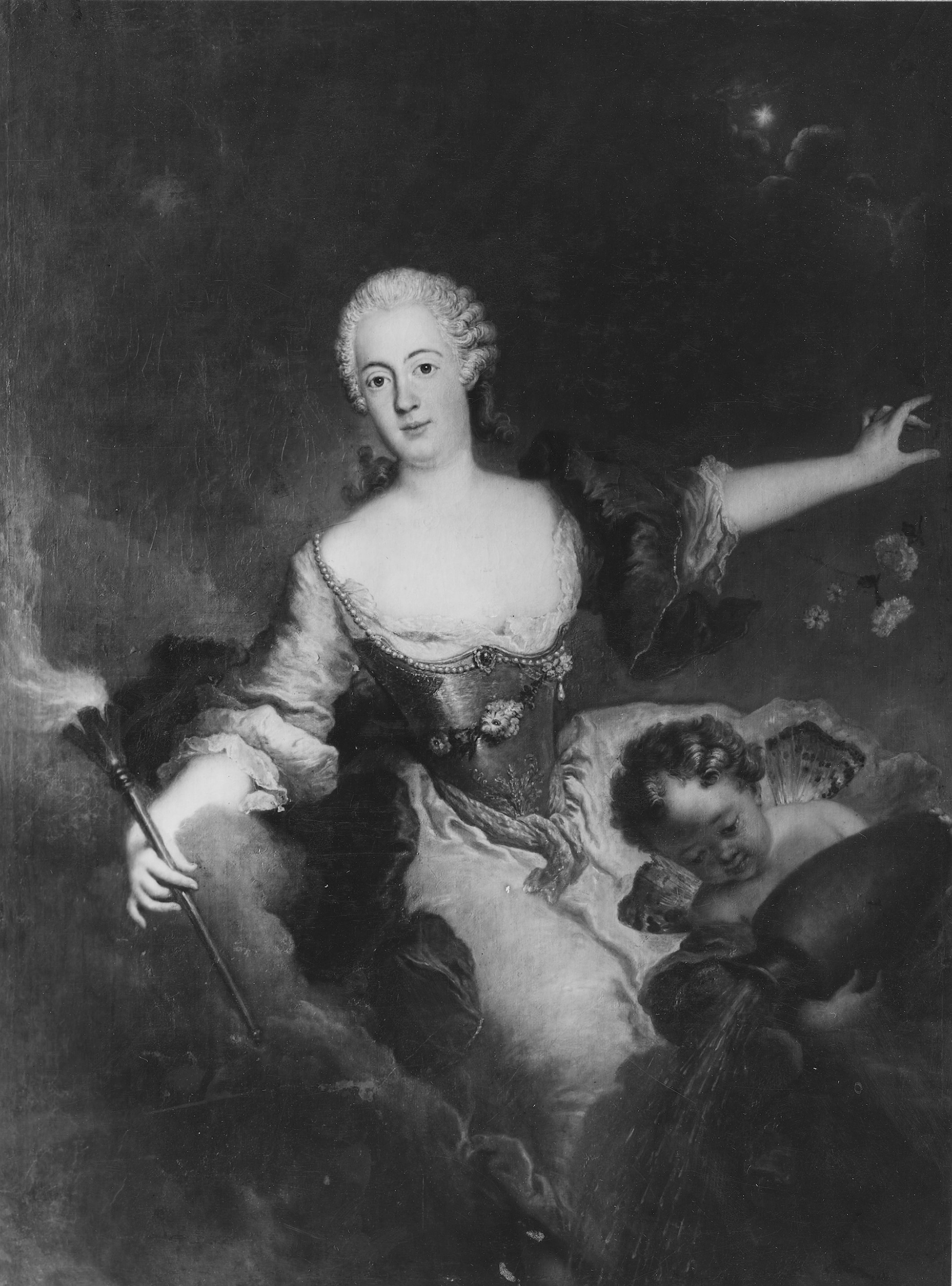 Portrait of Princess Amalia of Prussia by Antoine Pesne