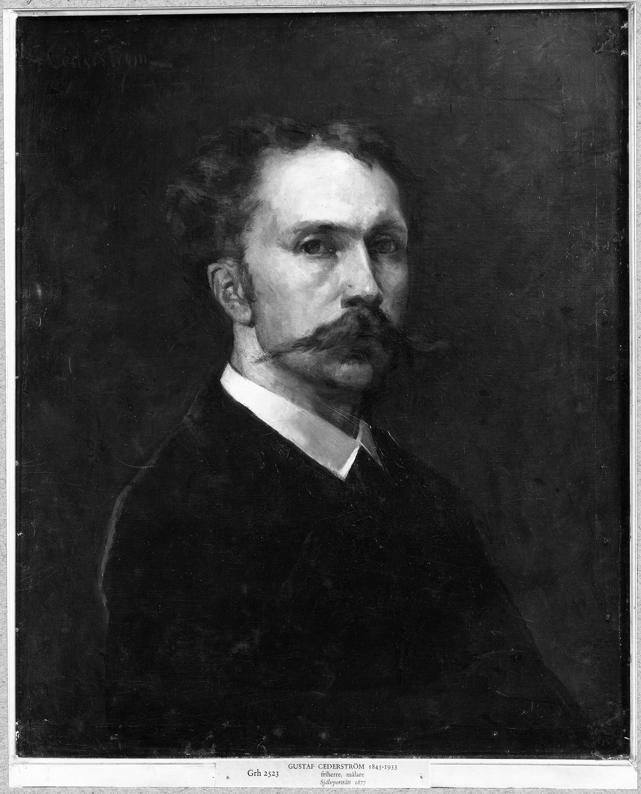Självporträtt by Gustaf Cederström