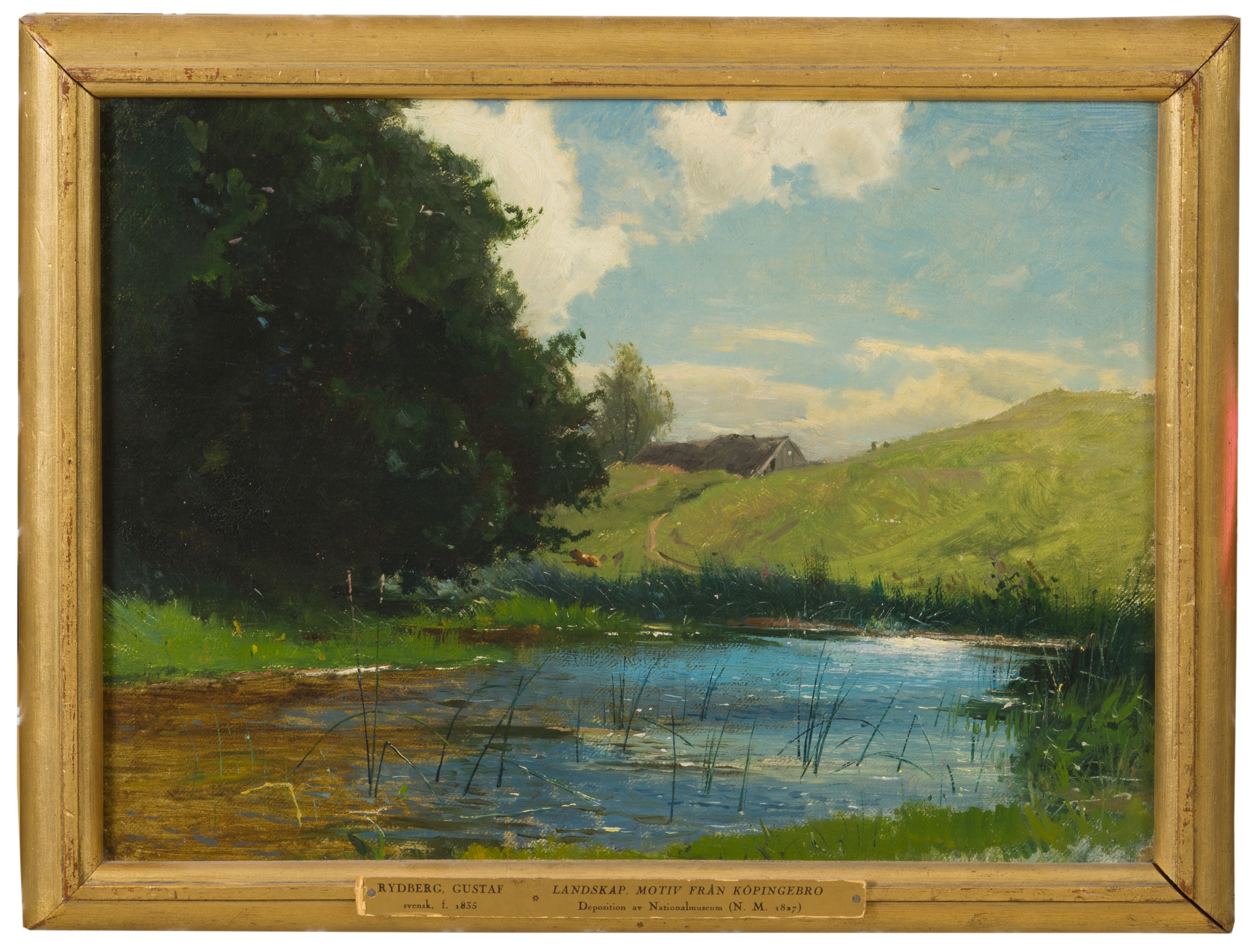 Landscape at Köpingebro, near Ystad by Gustaf Rydberg