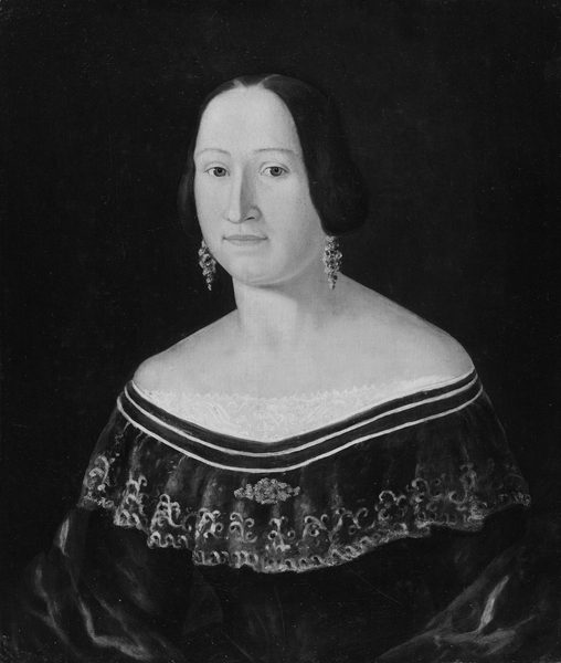 Eva Sophia Fridman, 1791-1861, gift med rusthållare Arvid Larsson by Marcus Larson
