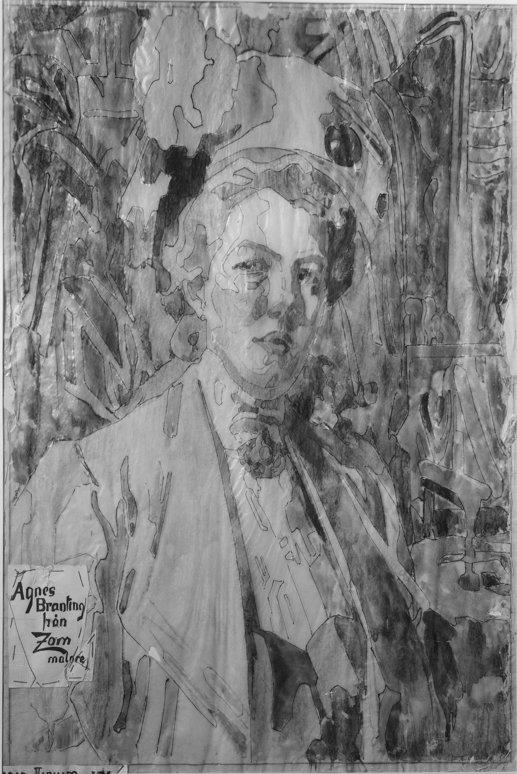 Agnes Branting, 1862-1930 by Anders Zorn