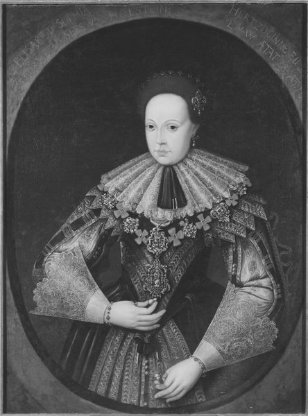 Elisabet Sofia, 1599-1627, prinsessa av Holstein-Gottorp by Unidentified painter