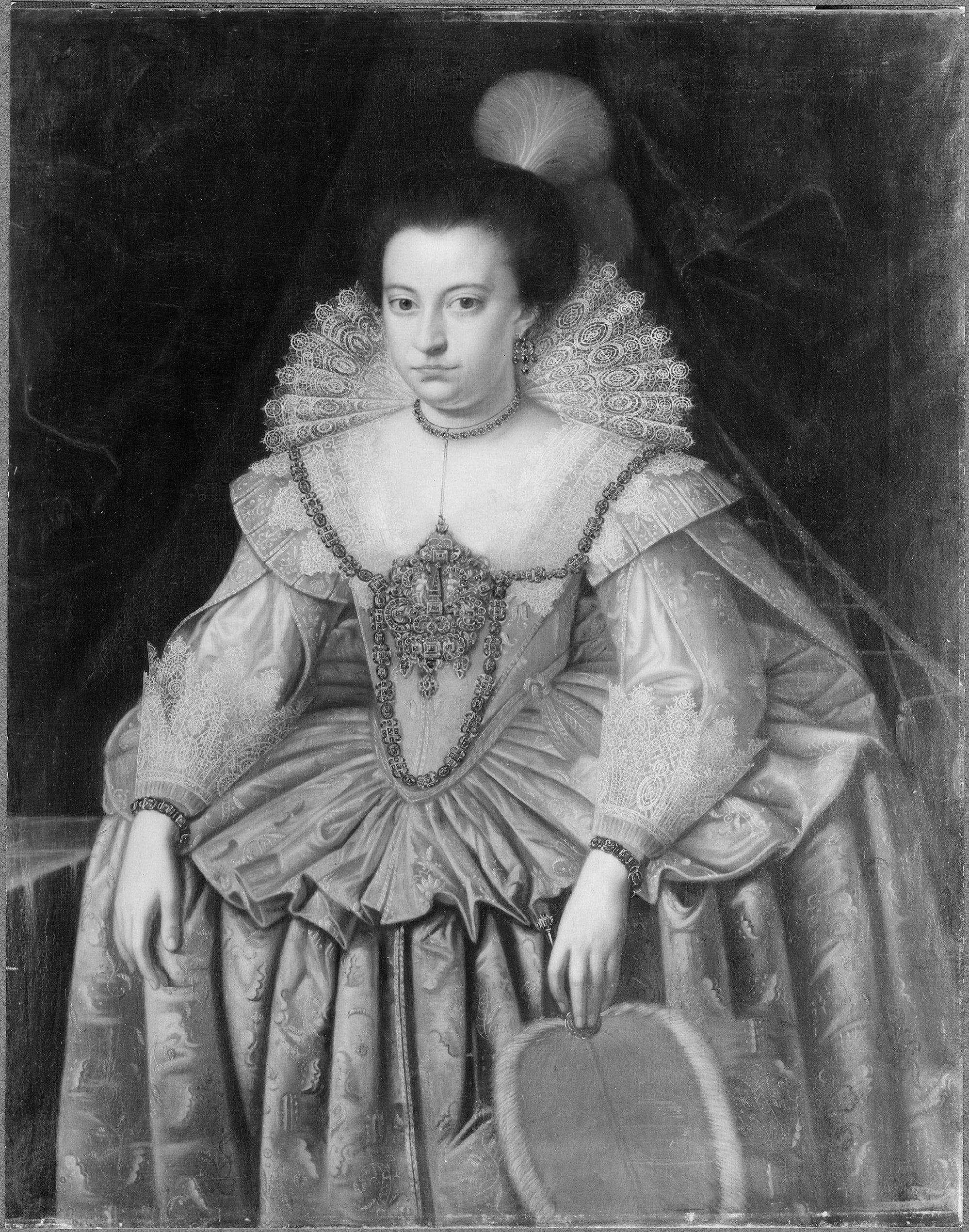 Anna av Preussen (1576-1625), gift med kurfursten Johan Sigismund av Brandenburg by Jacob van Doordt