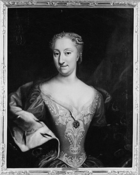 Ulrika Eleonora d.y., 1688-1741, drottning av Sverige, gift med kung Fredrik I by Martin van Meytens