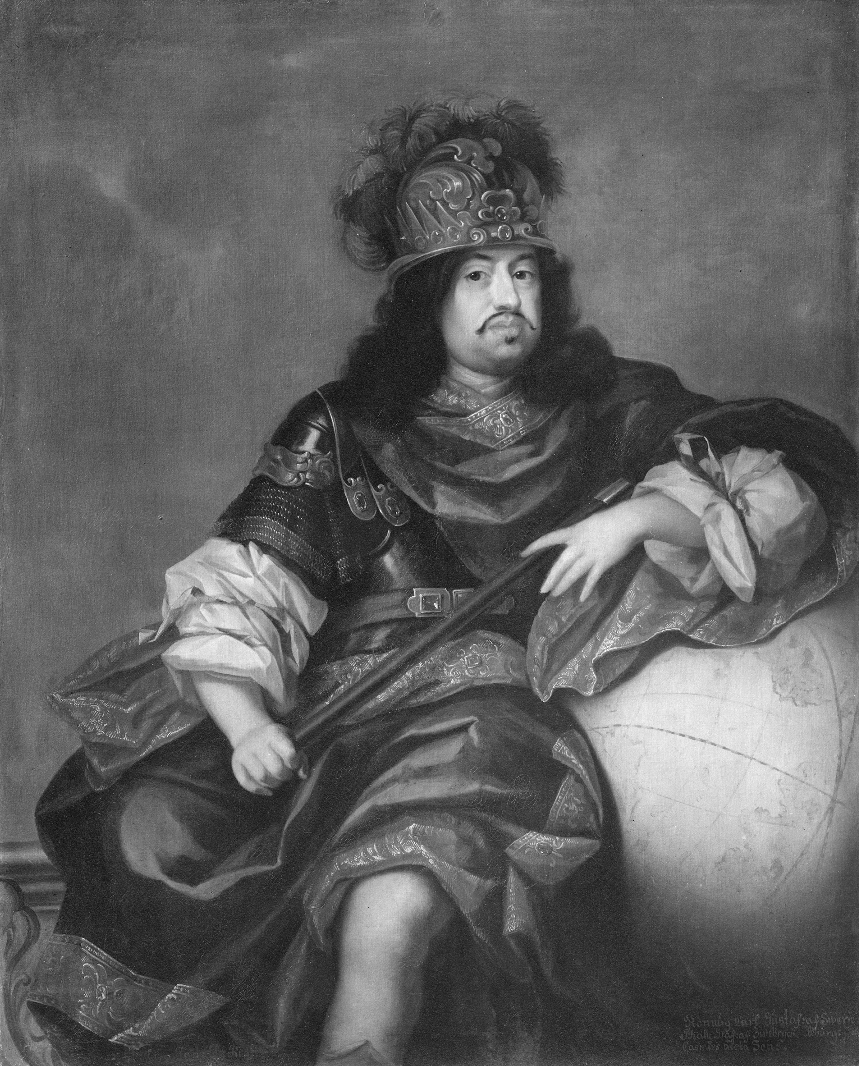 Karl X Gustav, 1622-1660, kung av Sverige, pfalzgreve av Zweibrücken by David Klöcker Ehrenstrahl