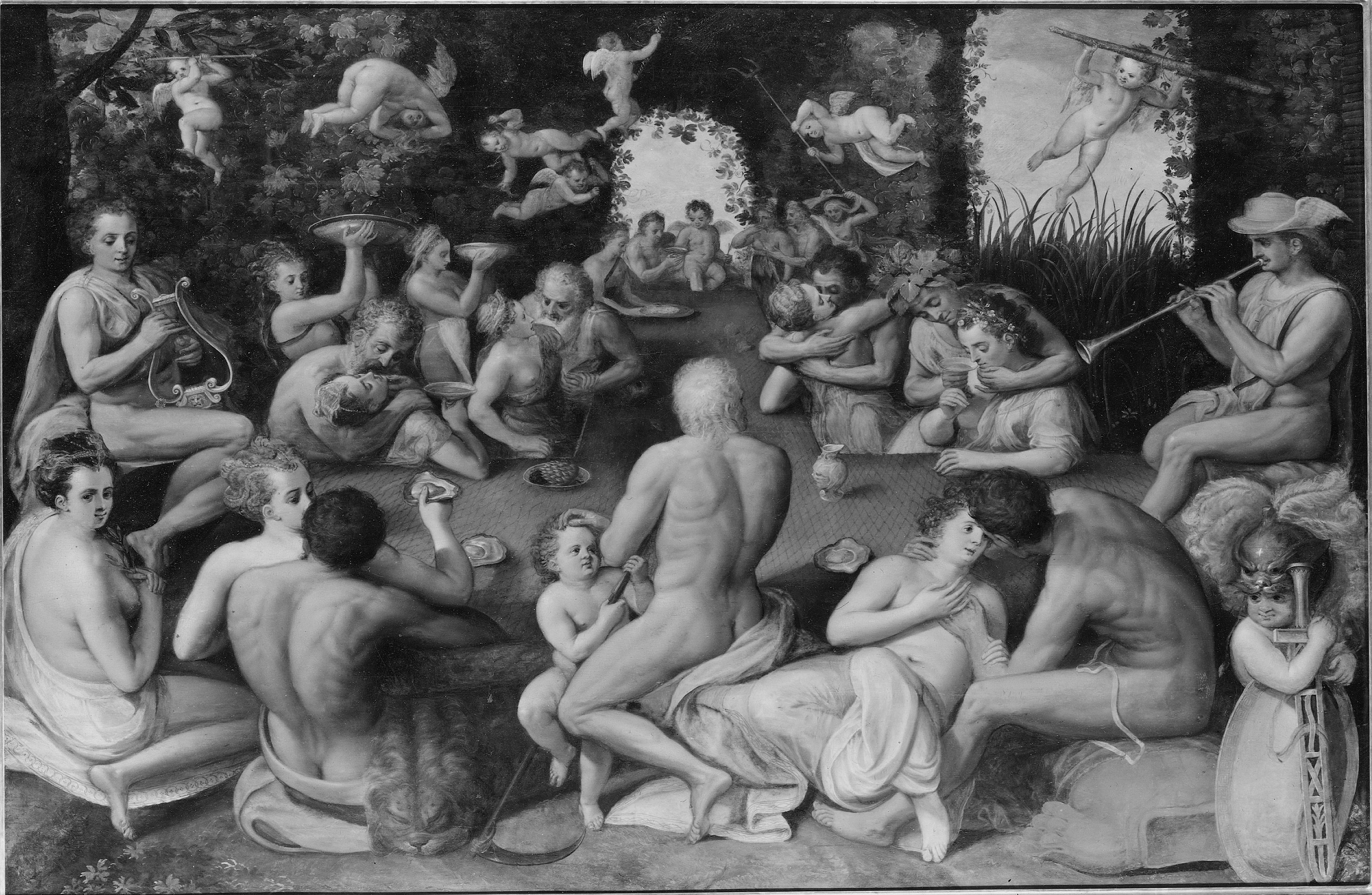 Feast of Sea Gods by Frans Floris (I)