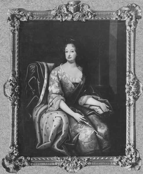 Möjligen Sofia Charlotta, 1668-1705, prinsessa av Pfalz, hertiginna av Braunschweig-Lüneburg by Unidentified painter