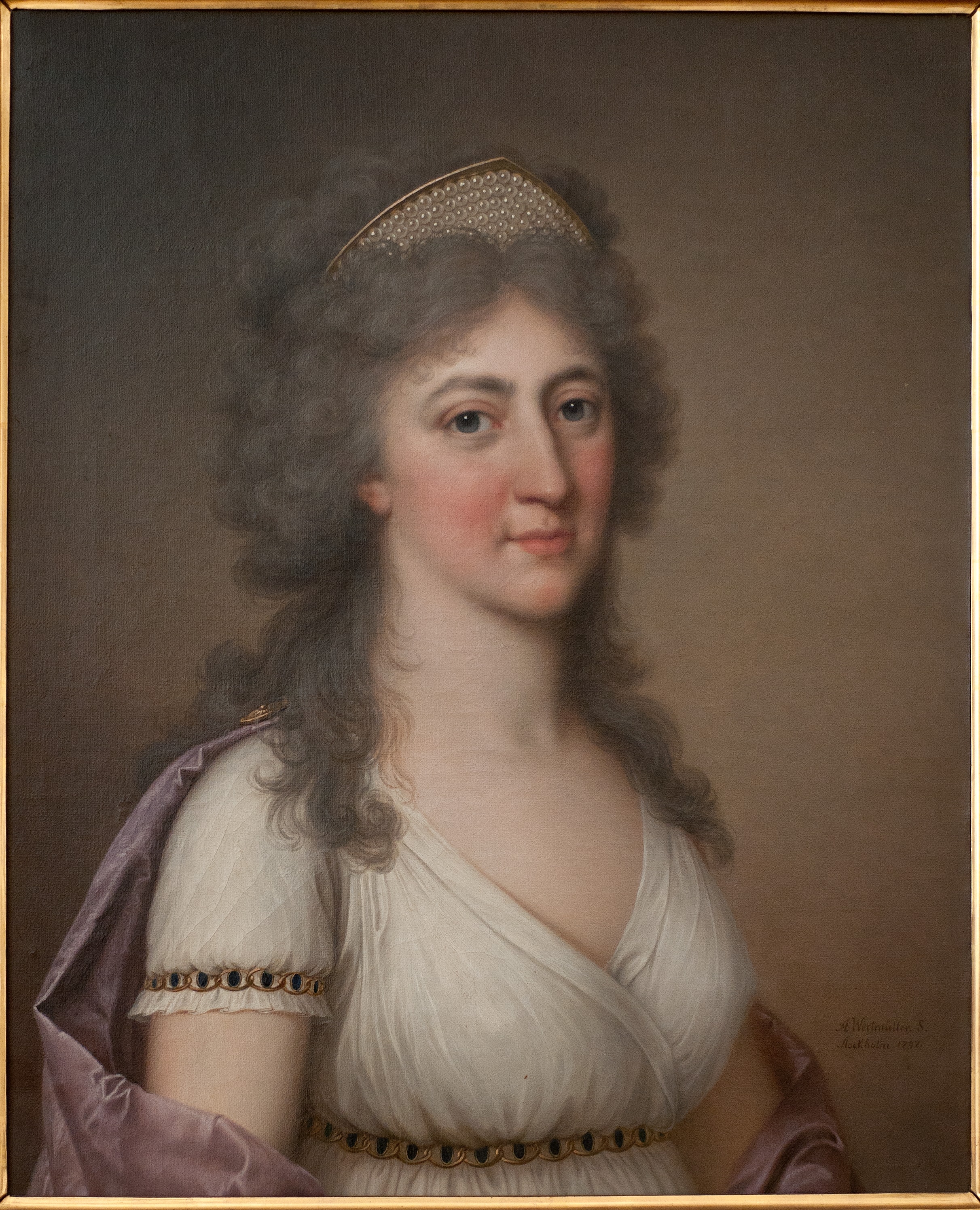 Hedvig Elisabet Charlotta, 1759–1818, drottning av Sverige by Adolf Ulrik Wertmüller