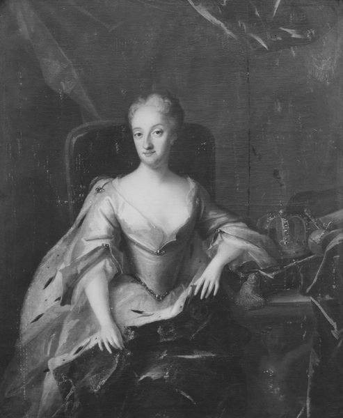 Ulrika Eleonora d.y. 1688-1741, drottning av Sverige by David von Krafft