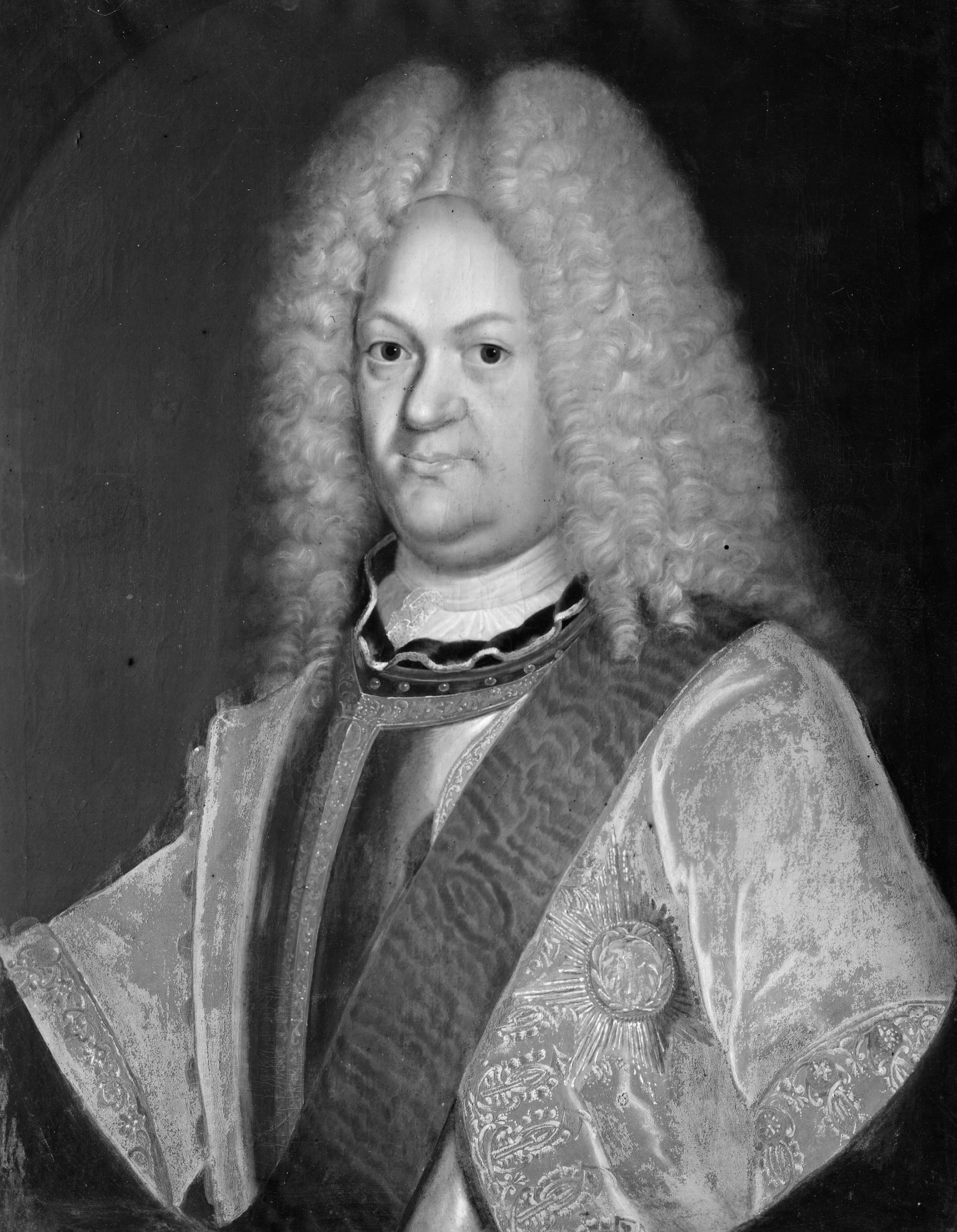 Frederik William, 1675-1713, Duke of Mecklenburg-Schwerin by Georg Tillskriven Weissman (1706? - 1760)