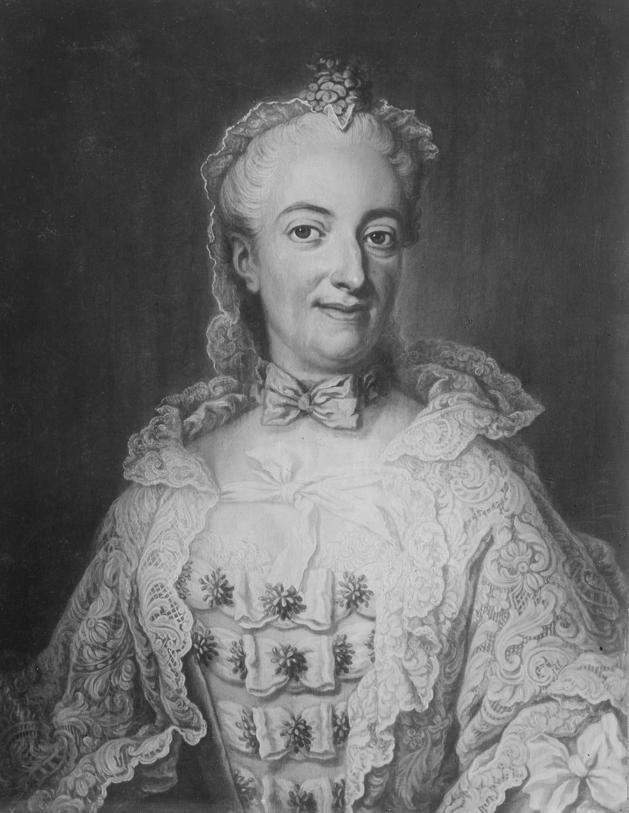 Portrait of Antoinette Thérèse de Gergy, 1707-1767 by Gustaf Lundberg