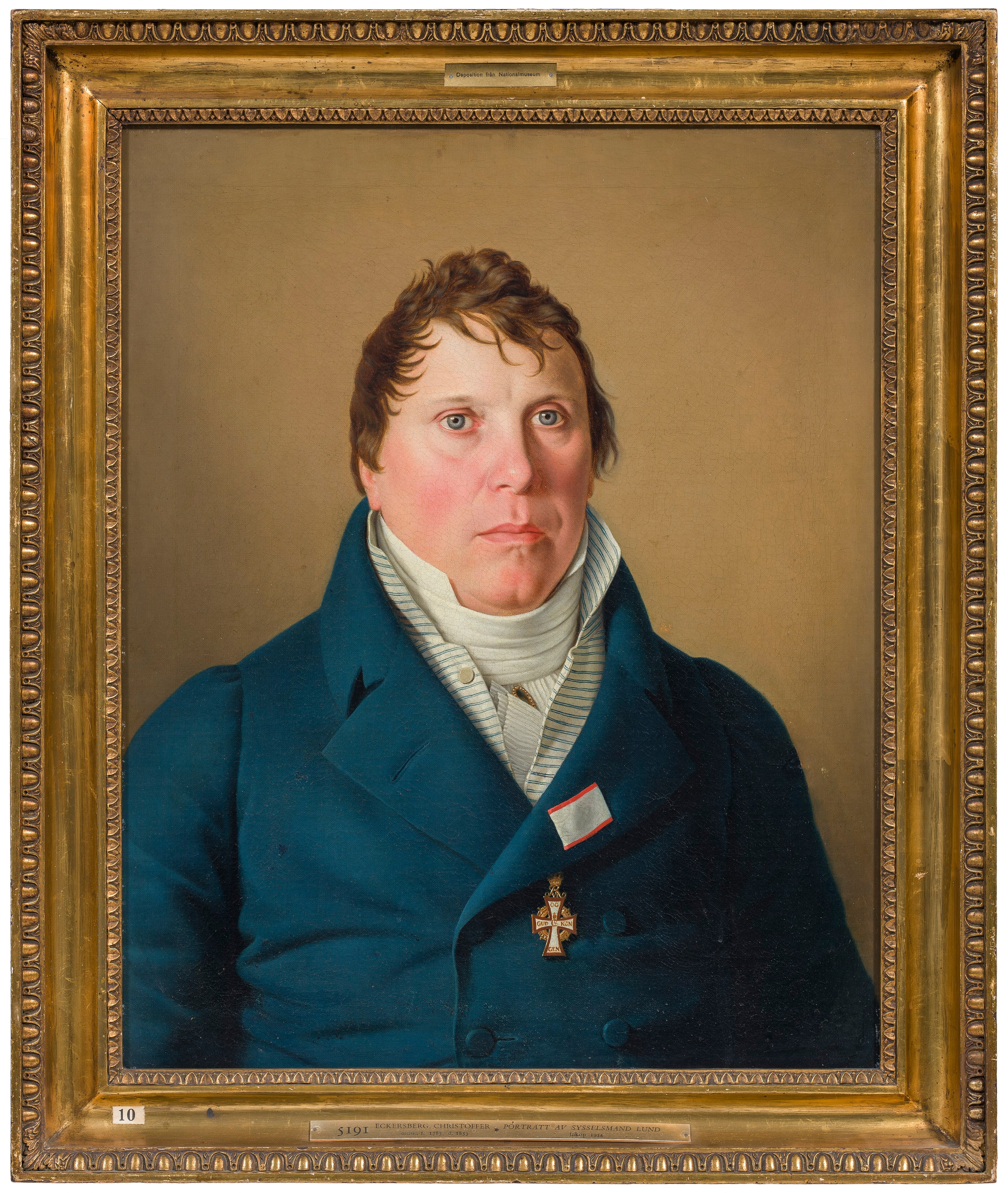 Danish Governor Lund by Christoffer Wilhelm Eckersberg
