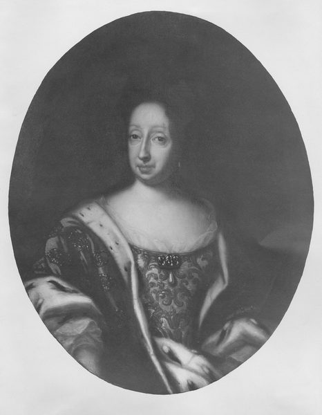 Hedvig Eleonora, 1636-1715, drottning av Sverige prinsessa av Holstein-Gottorp by David von Krafft