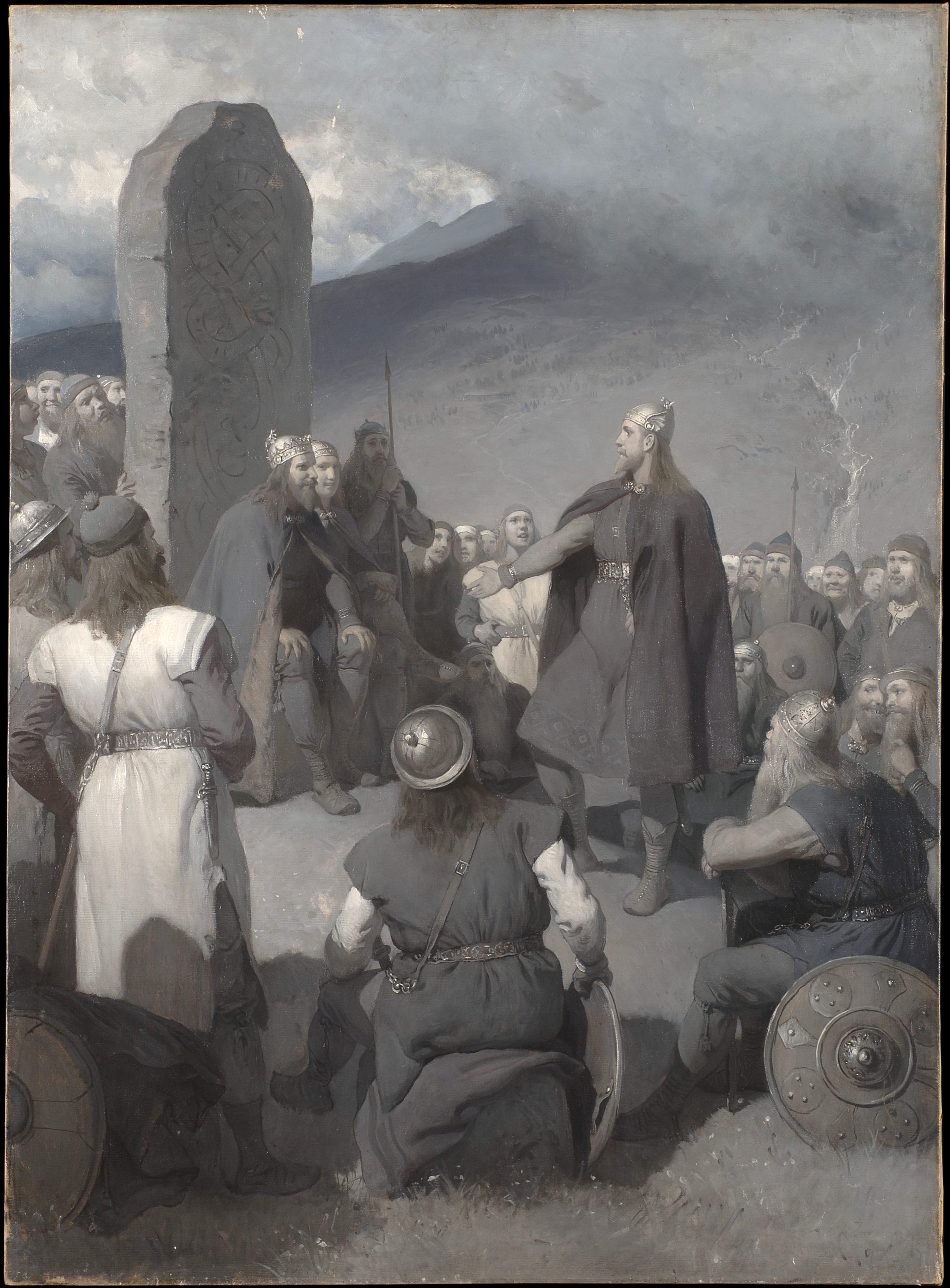 Frithiofs frieri (ur Frithiofs saga) by August Malmström