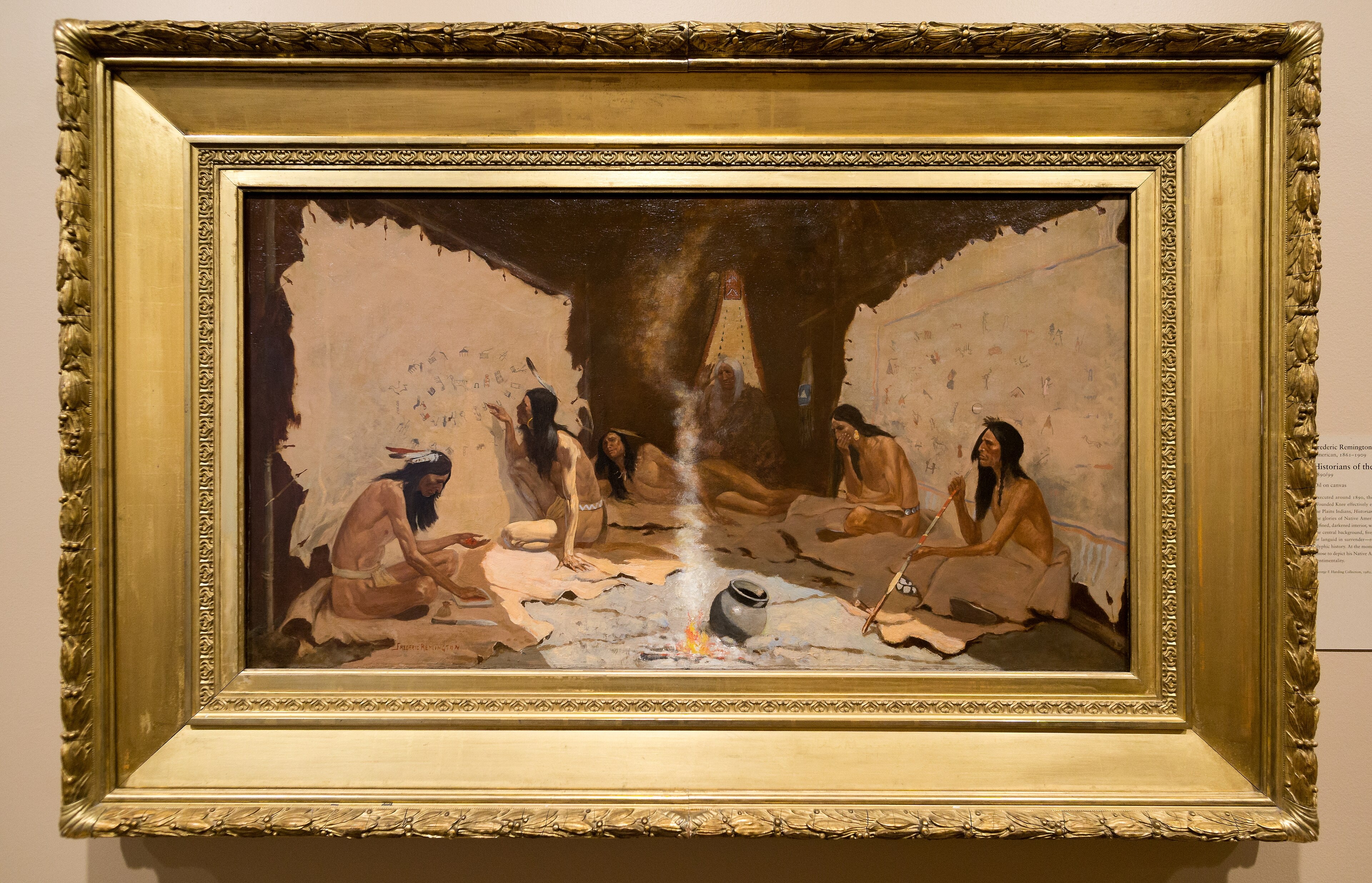 Historians of the Tribe by Frederic Remington