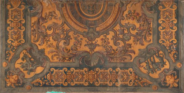 Ornamental Painted Ceiling with Scenes of Putti in the Corners attributed to Elias van Nijmegen Rijksmuseum Amsterdam SK-A-4657 by Elias van Nijmegen