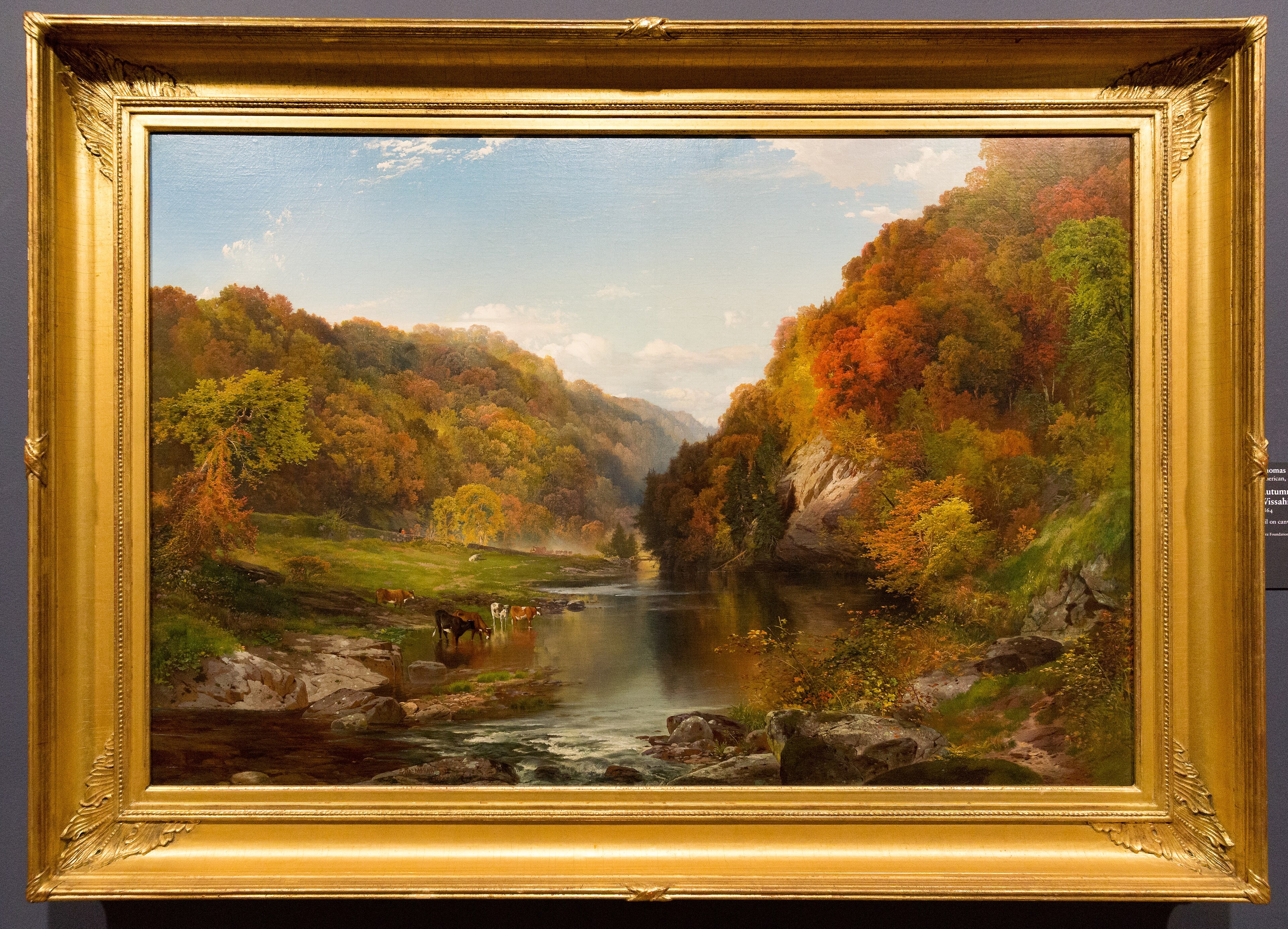 Autumn Afternoon, the Wissahickon by Thomas Moran