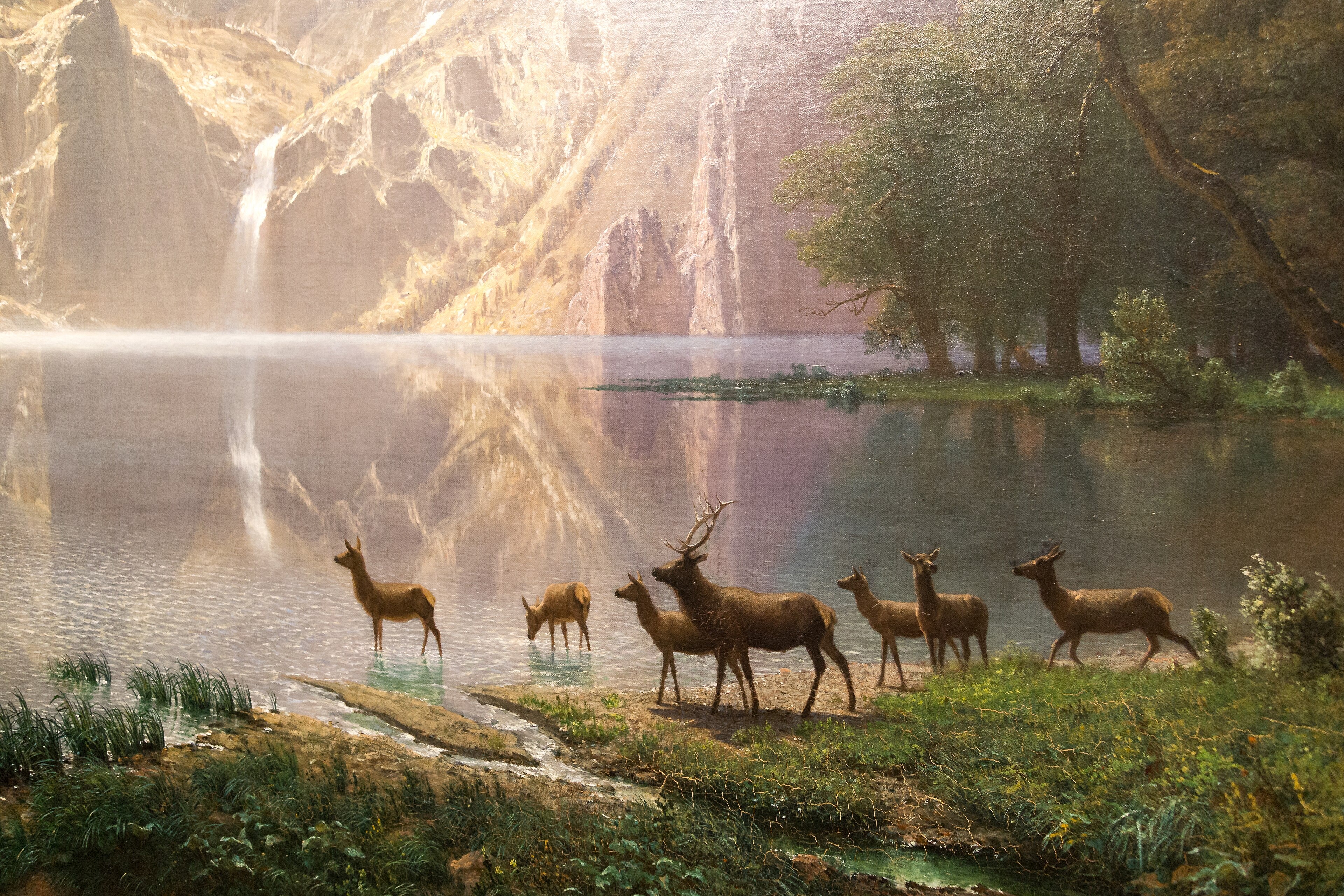 Among the Sierra Nevada, California by Albert Bierstadt
