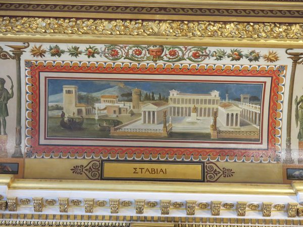 Room 4 of the Charles X museum - Painted ceiling - Stabiae (Louvre) by Tangopaso