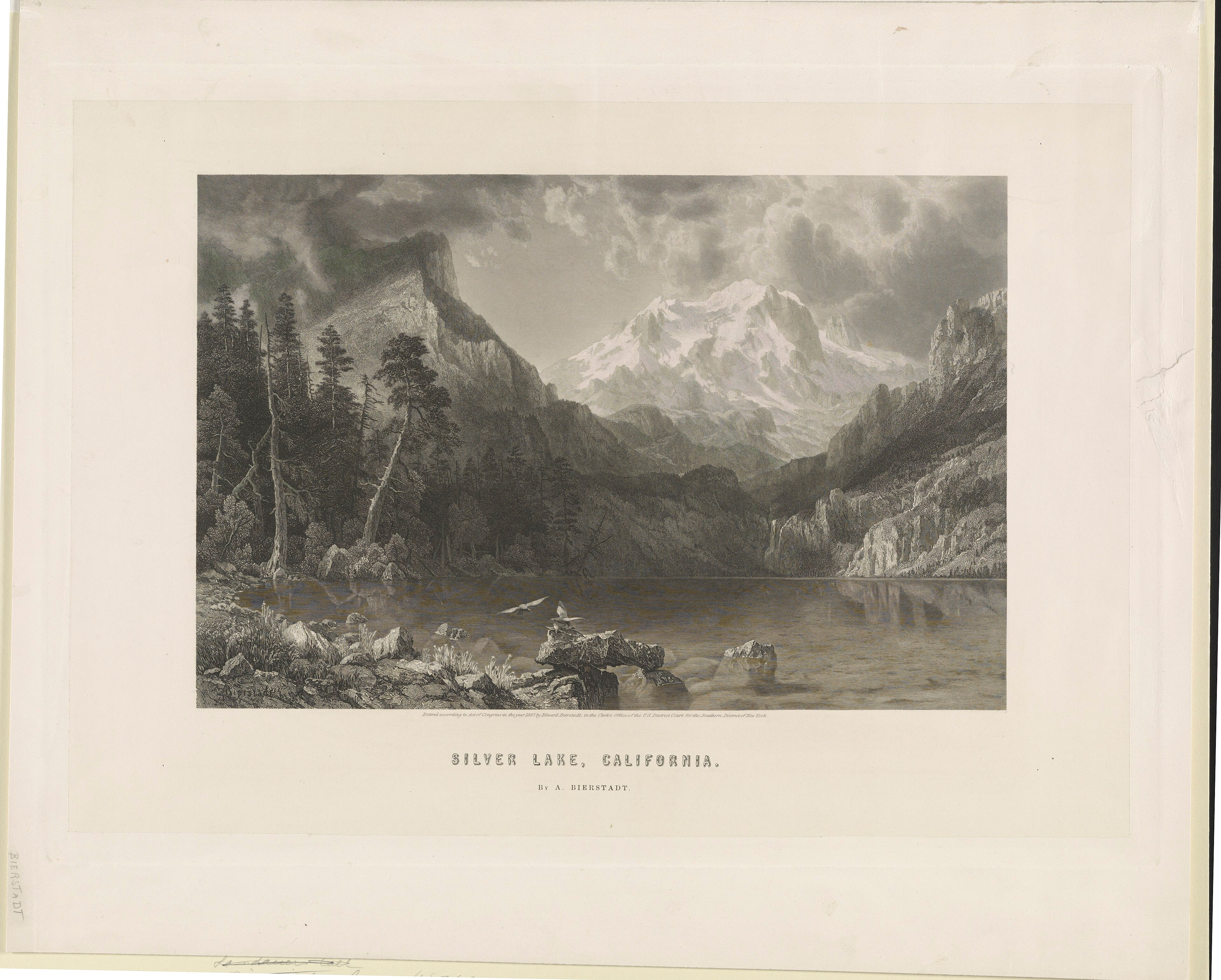 Silver Lake, California - A. Bierstadt. LCCN95513928 by Albert Bierstadt