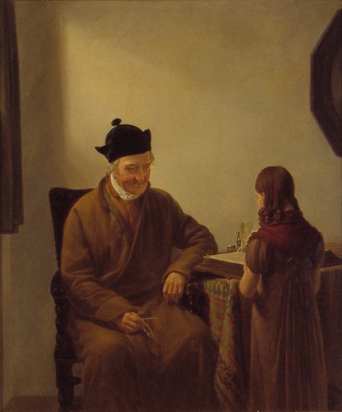 The Bible Reading by George Adam Schmidt Rijksdienst voor het Cultureel Erfgoed B1537 by George Adam Schmidt
