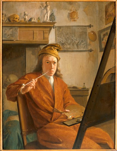 Zelfportret by Aert Schouman