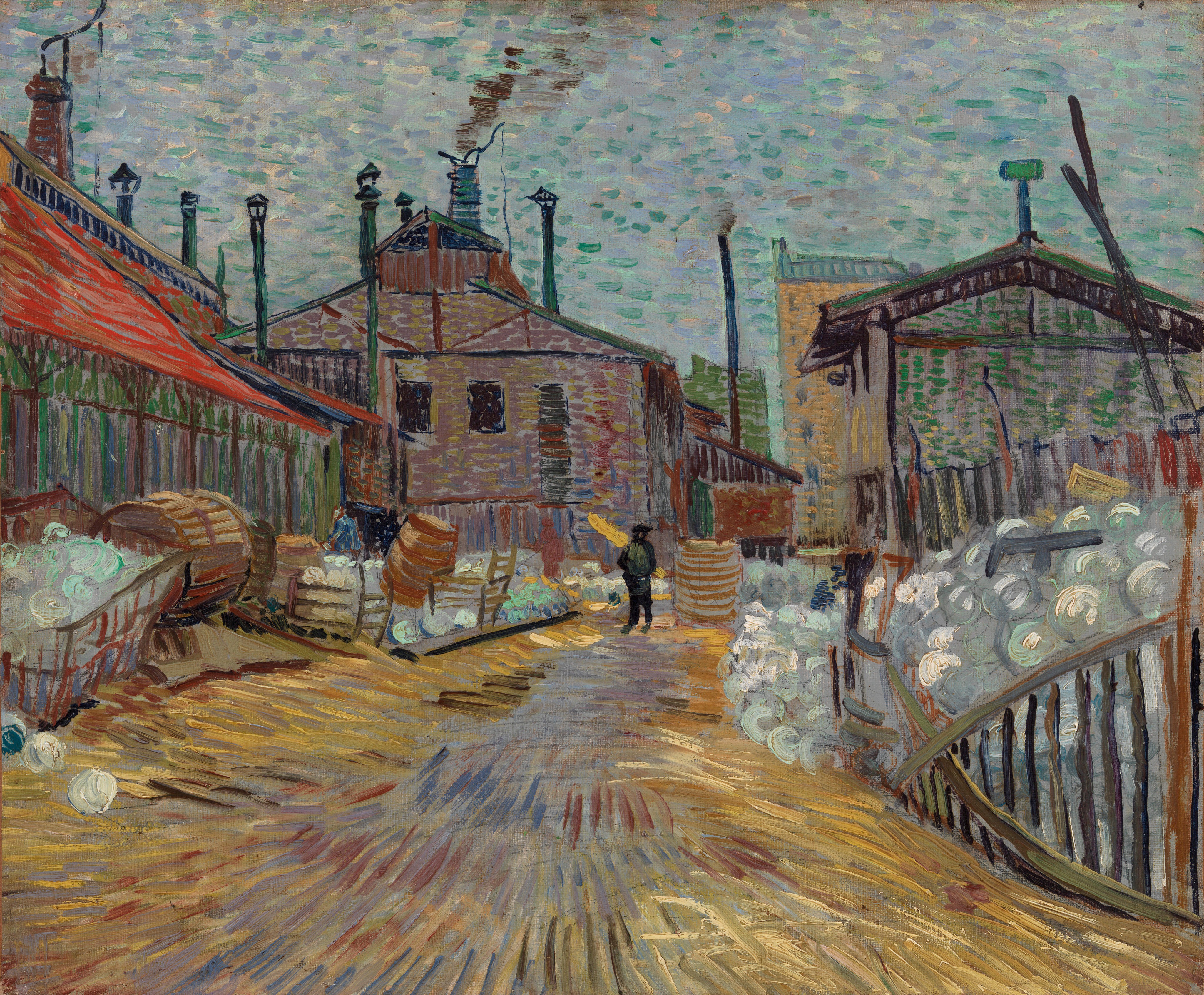 The Factory at Asnieres, 1887, by Vincent van Gogh