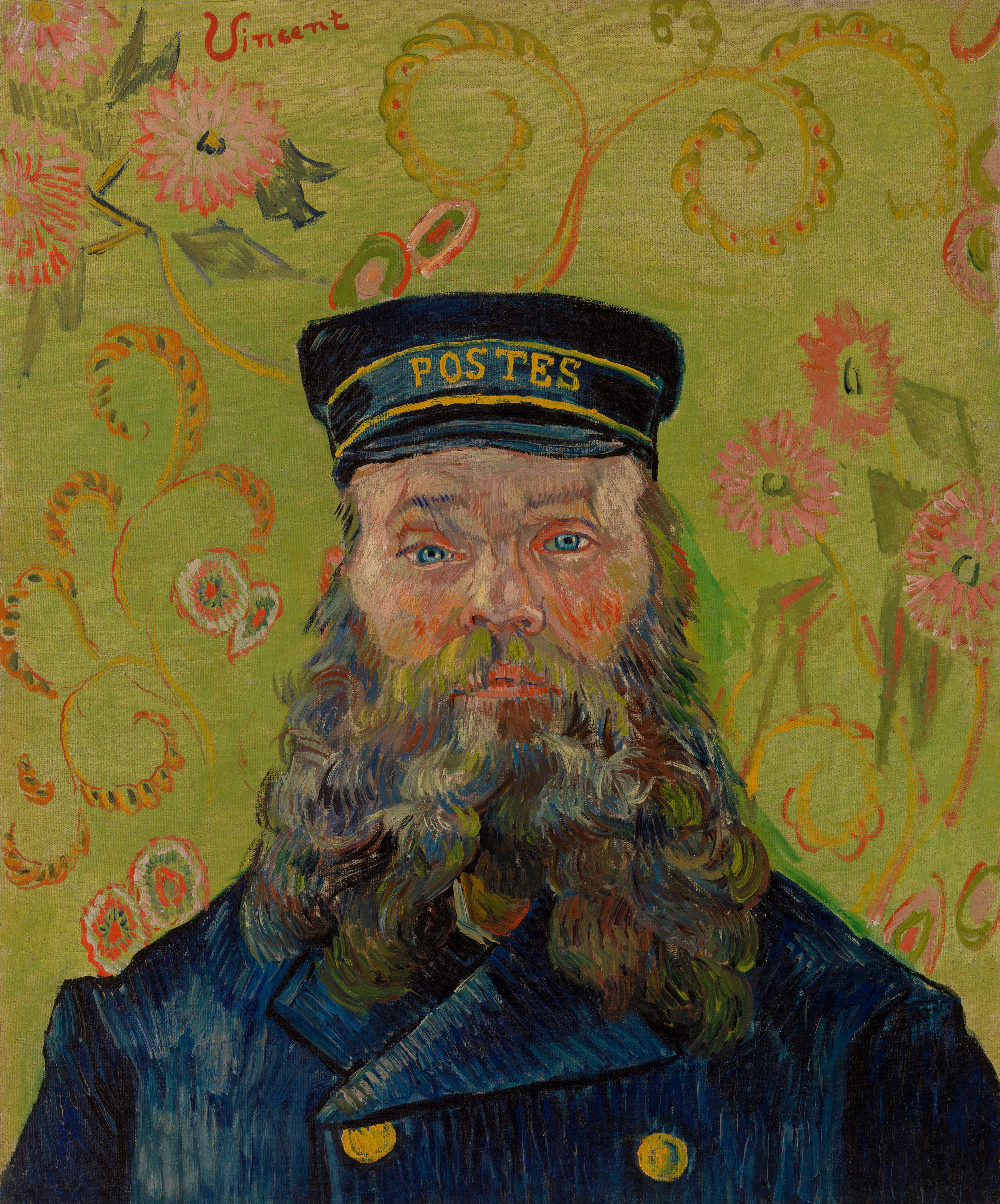 Portrait of Joseph Roulin, 1889, by Vincent van Gogh