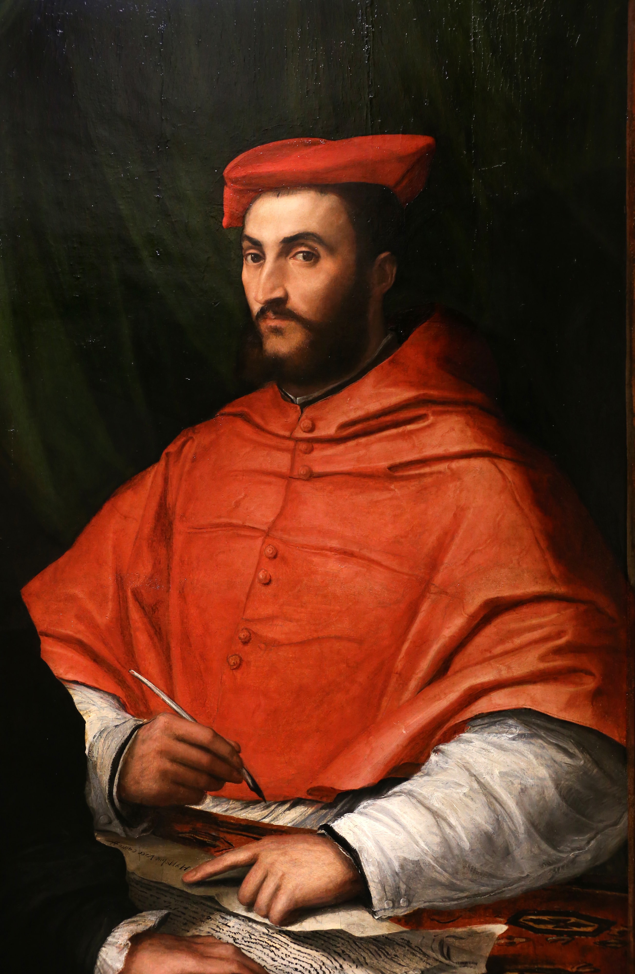 Girolamo da carpi (attr.), il cardinale ippolito de' medici e monsignor mario bracci, post 1532, 02 by Sailko
