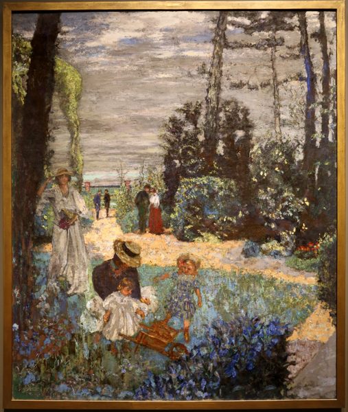 Edouard vuillard, la terrazza di vasouy, 1901 poi 1935, 01 il giardino by Sailko