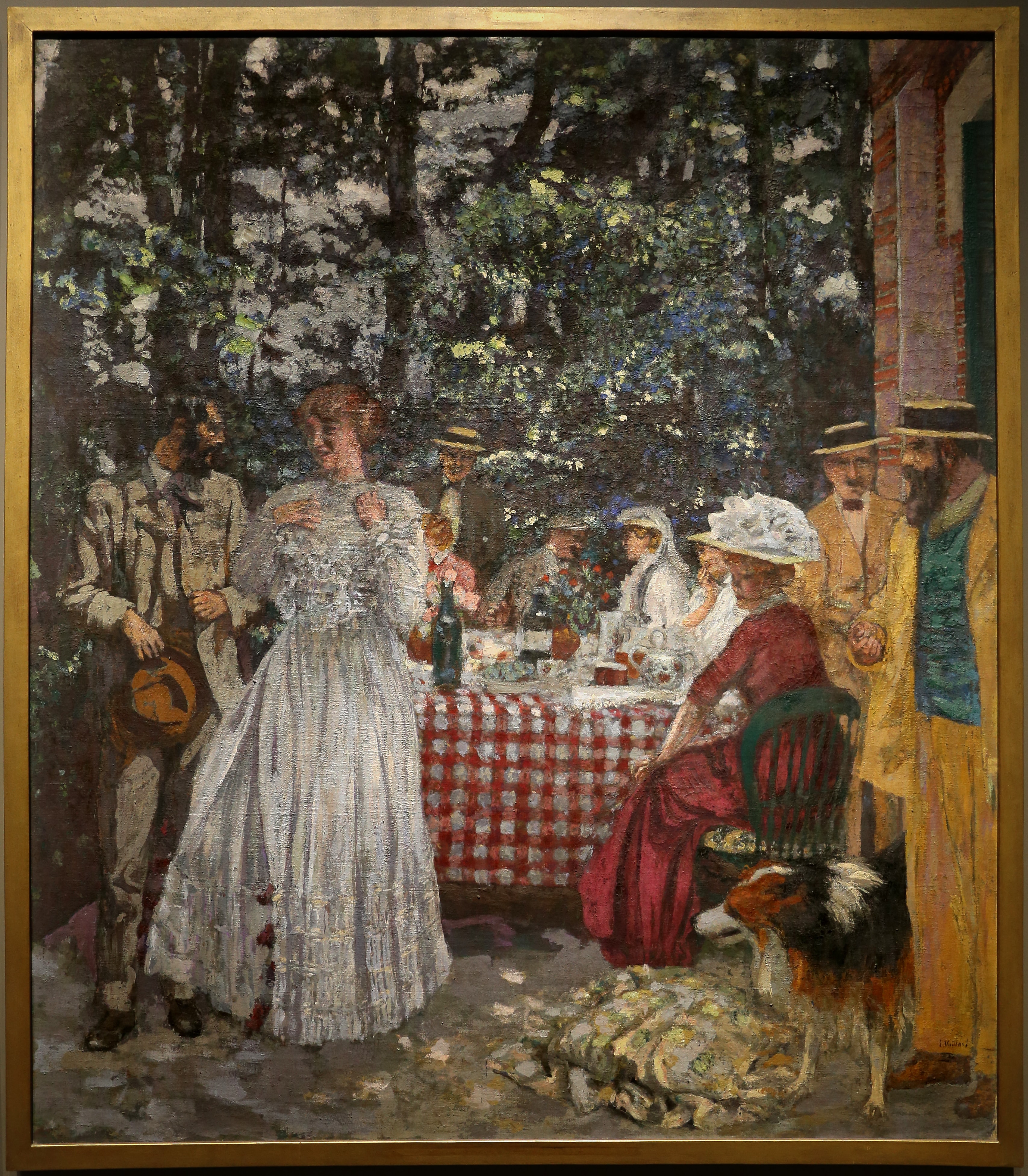 Edouard vuillard, la terrazza di vasouy, 1901 poi 1935, 02 il pranzo by Sailko