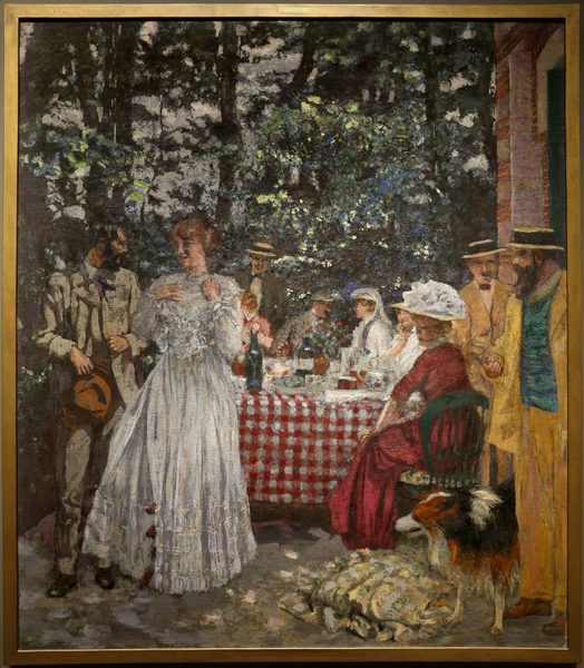 Edouard vuillard, la terrazza di vasouy, 1901 poi 1935, 02 il pranzo by Sailko