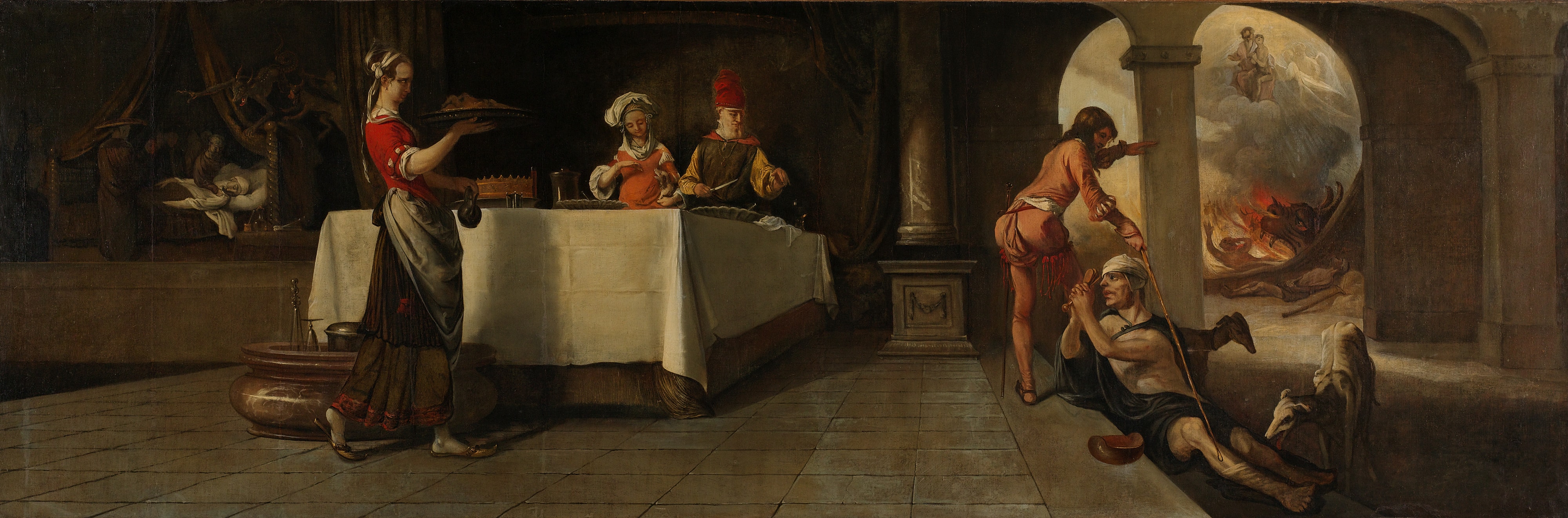 Lazarus and the Rich Man by Barent Fabritius