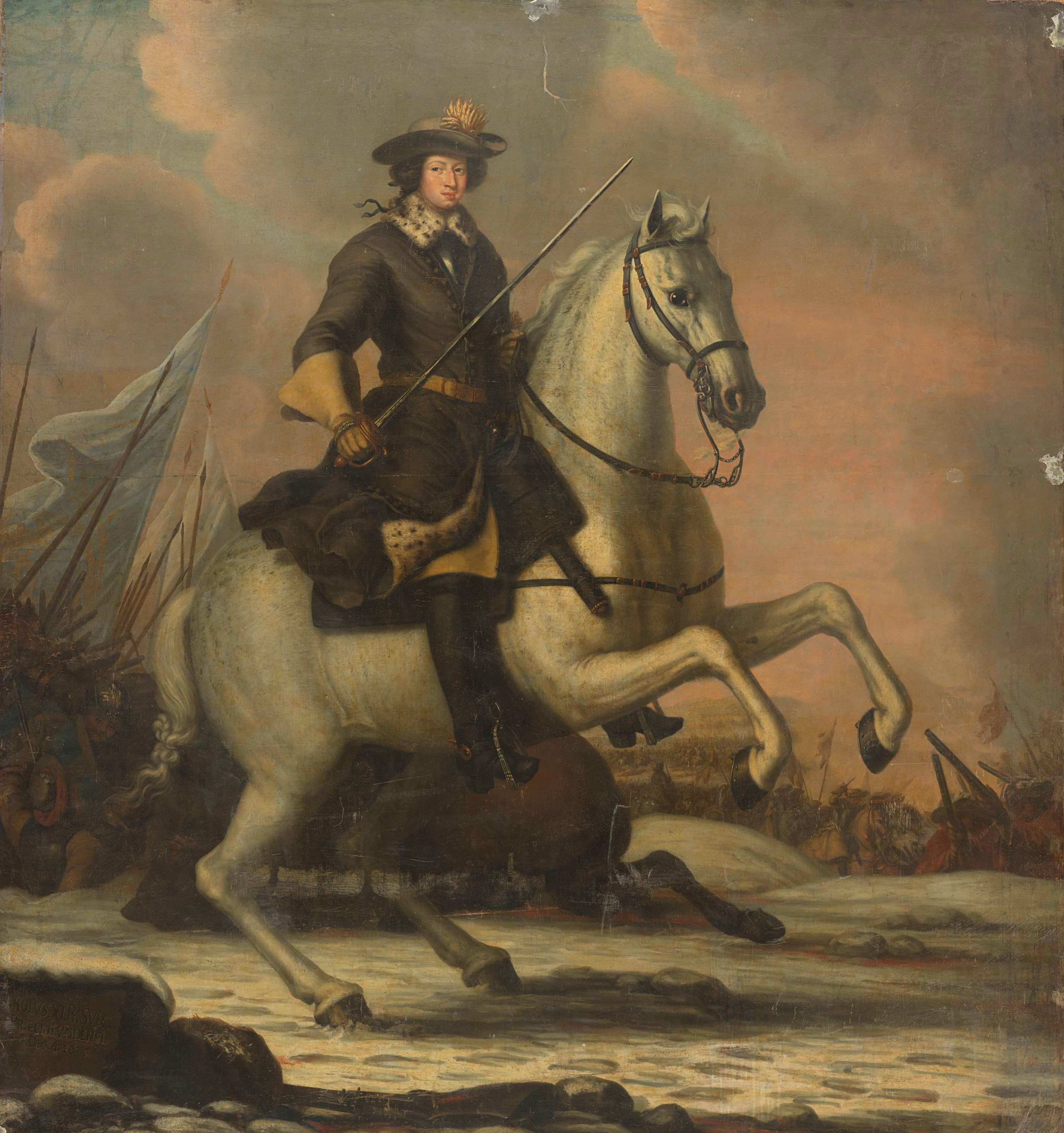 Karl XI (1665-1697), king of Sweden by David Klöcker Ehrenstrahl
