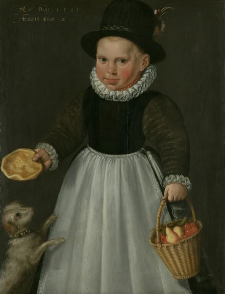 Portrait of a little Boy by Jacob Willemsz Delff