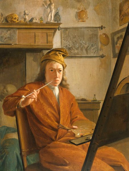 Self-portrait Alternative title(s): Portrait of a Painter, perhaps the Artist Himself by Aert Schouman