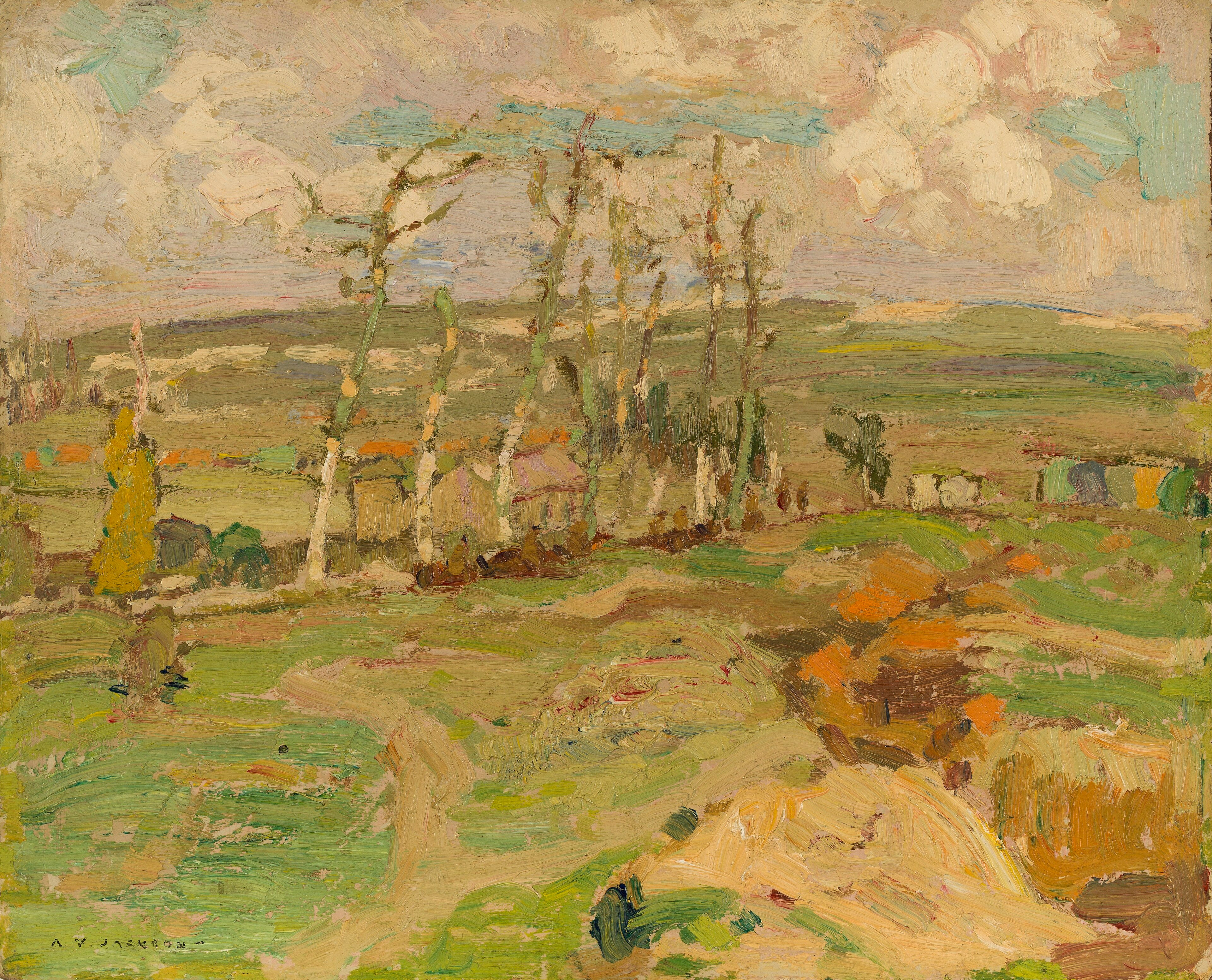 Study for Vimy Ridge from Souchez Valley by A. Y. Jackson