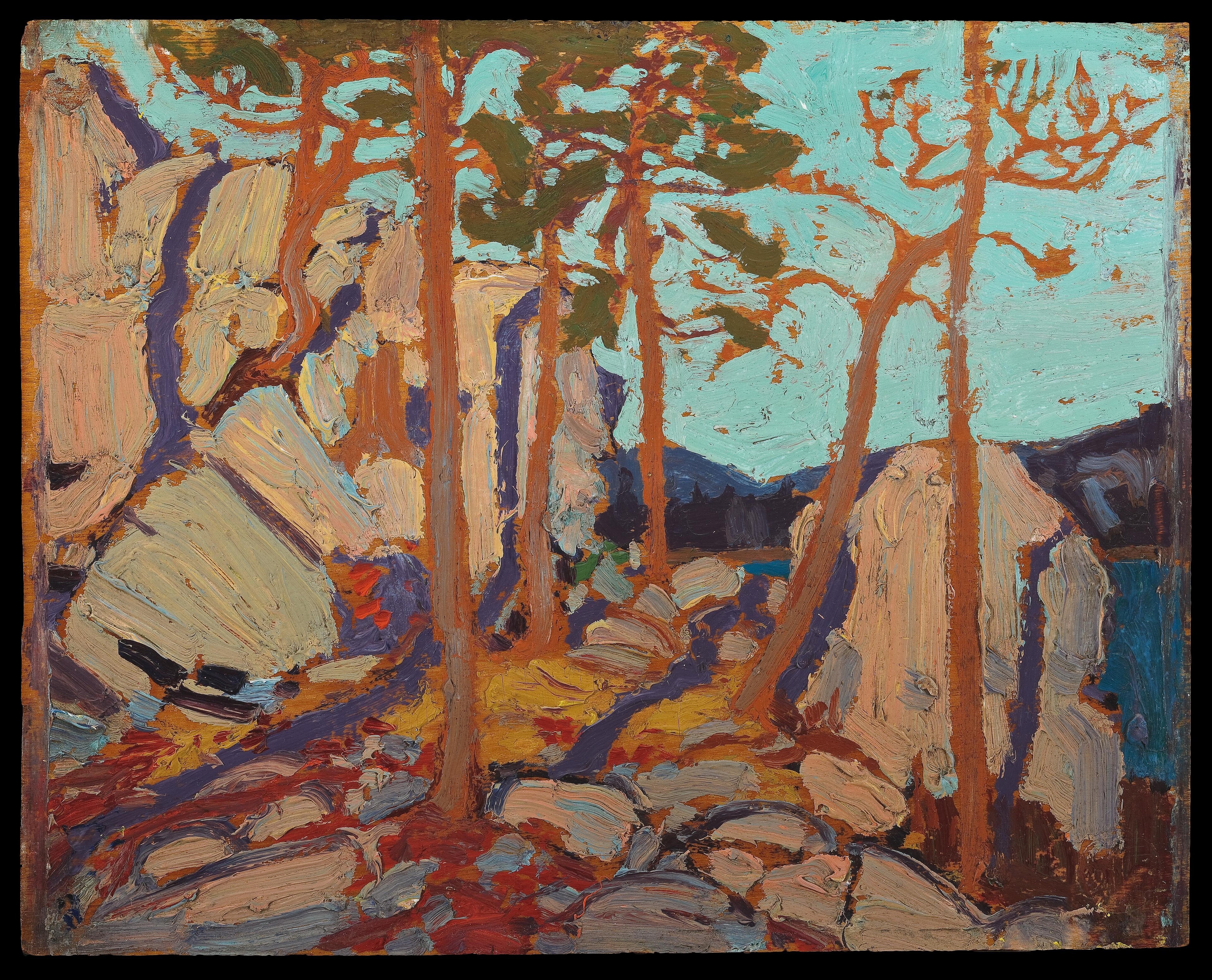 Pine Cleft Rocks by Tom Thomson