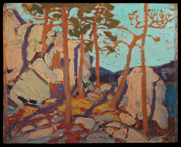 Pine Cleft Rocks by Tom Thomson