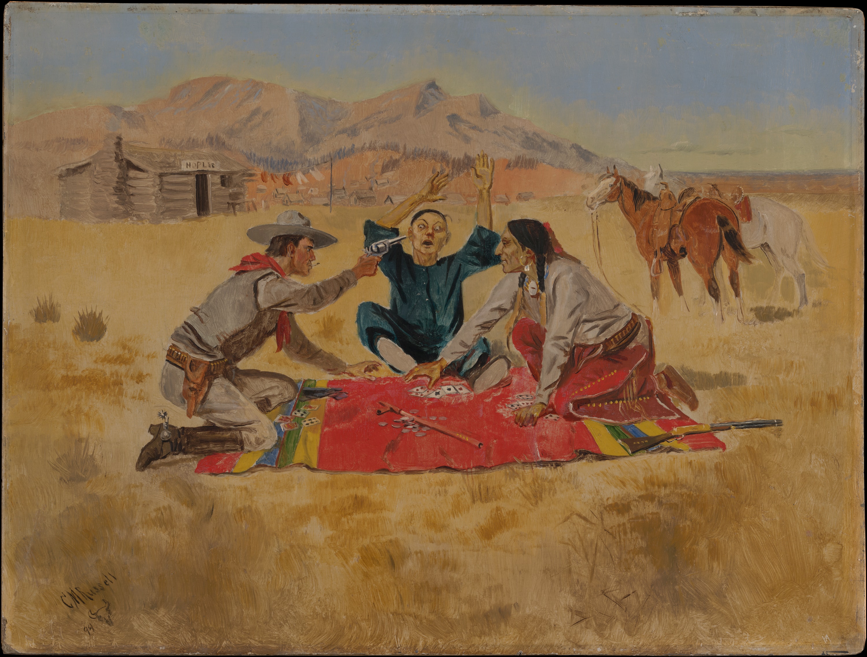 Not a Chinaman's Chance by Charles Marion Russell