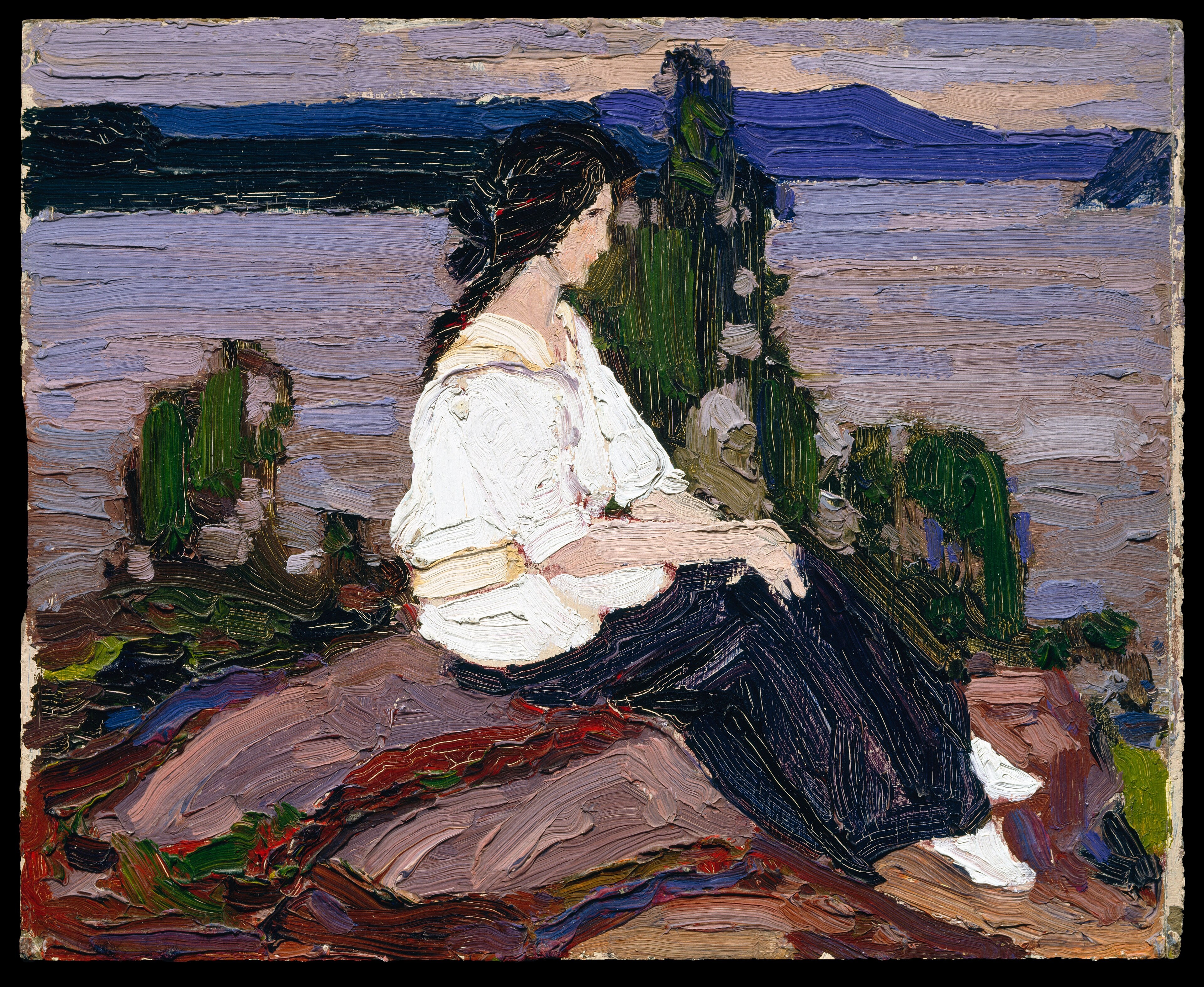 Figure of a Lady, Laura by Tom Thomson