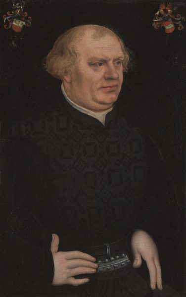 Portrait of a Man, probably Johann Feige by Lucas Cranach the Elder