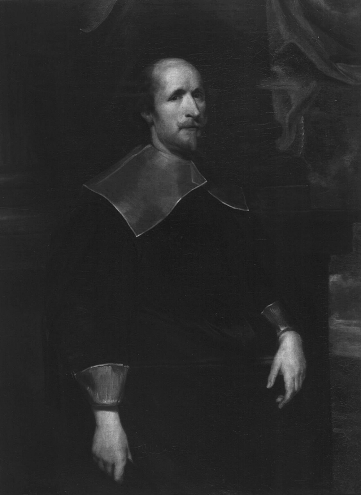 A work made of oil on canvas.