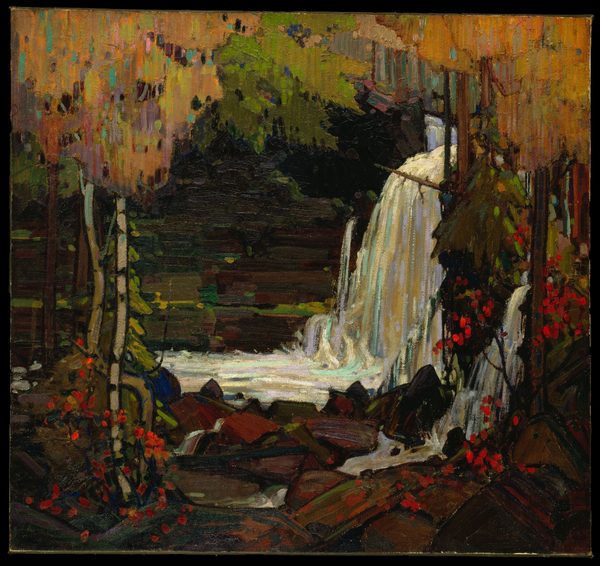 Woodland Waterfall by Tom Thomson