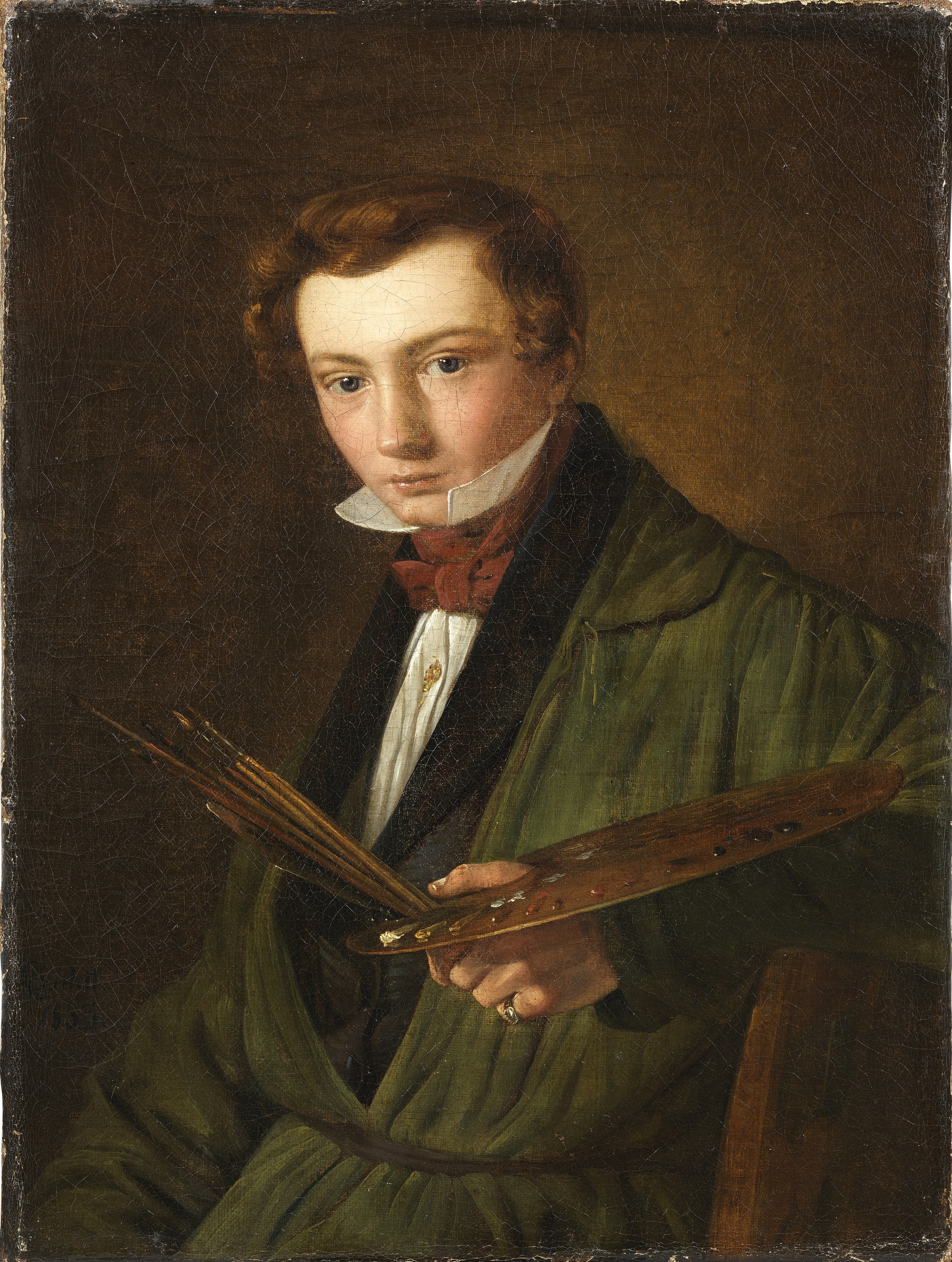 Self-portrait by Louis Gurlitt