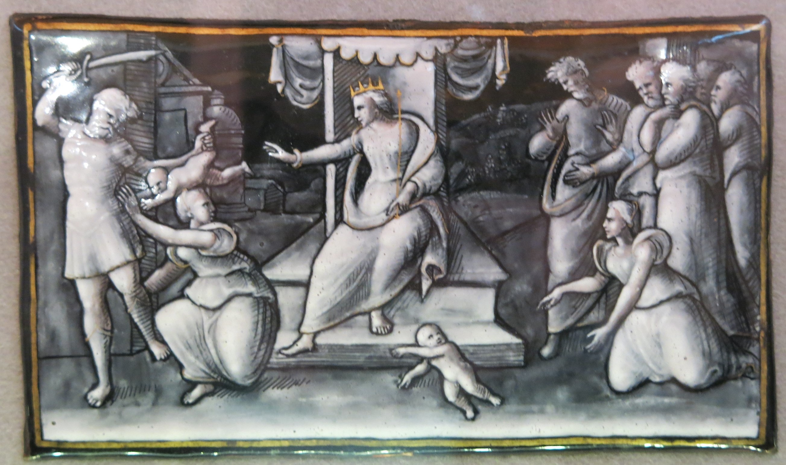 Jugement de Salomon (Louvre, OA 971) by Tangopaso