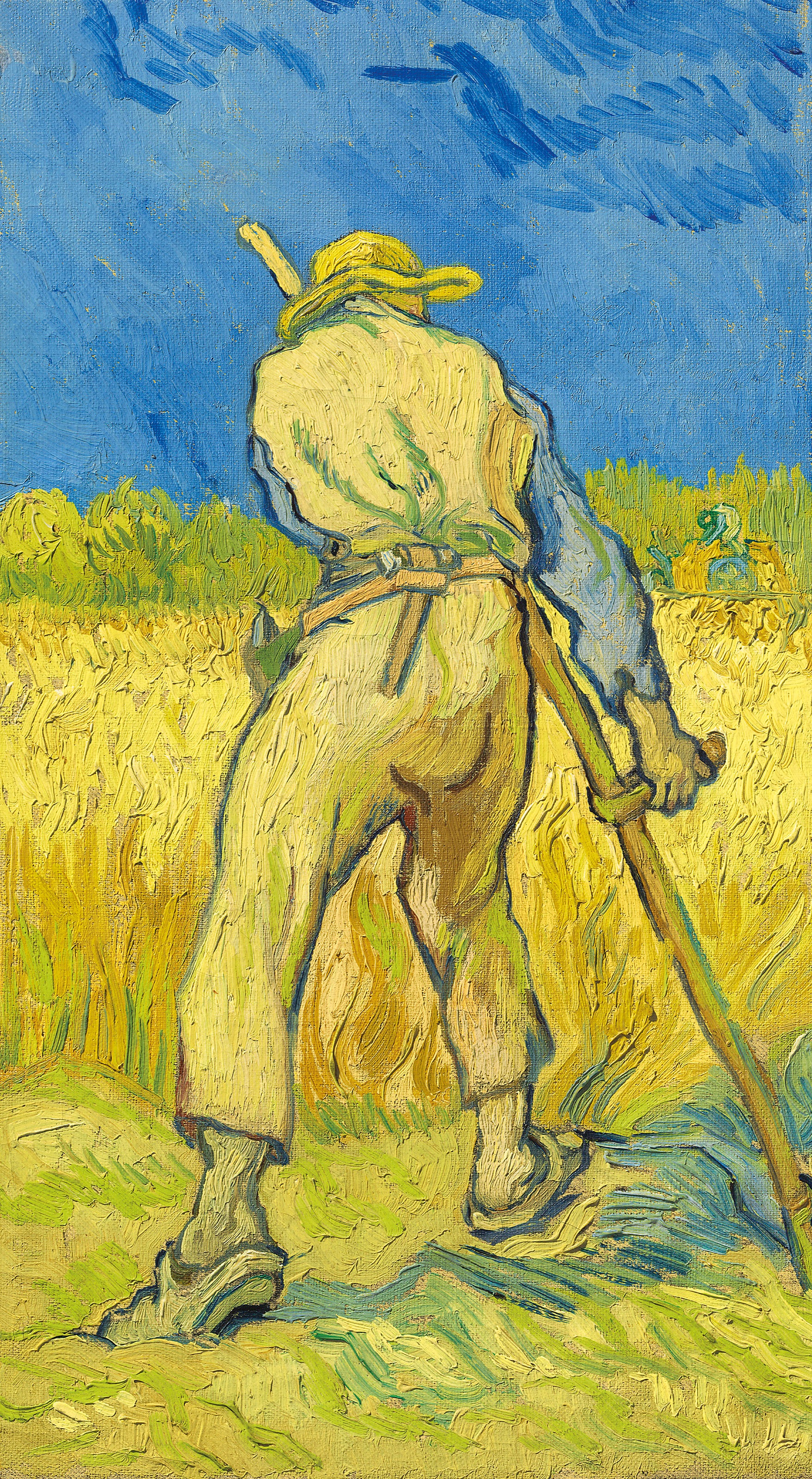 Reaper (after Millet), The, 1889-09, by Vincent van Gogh