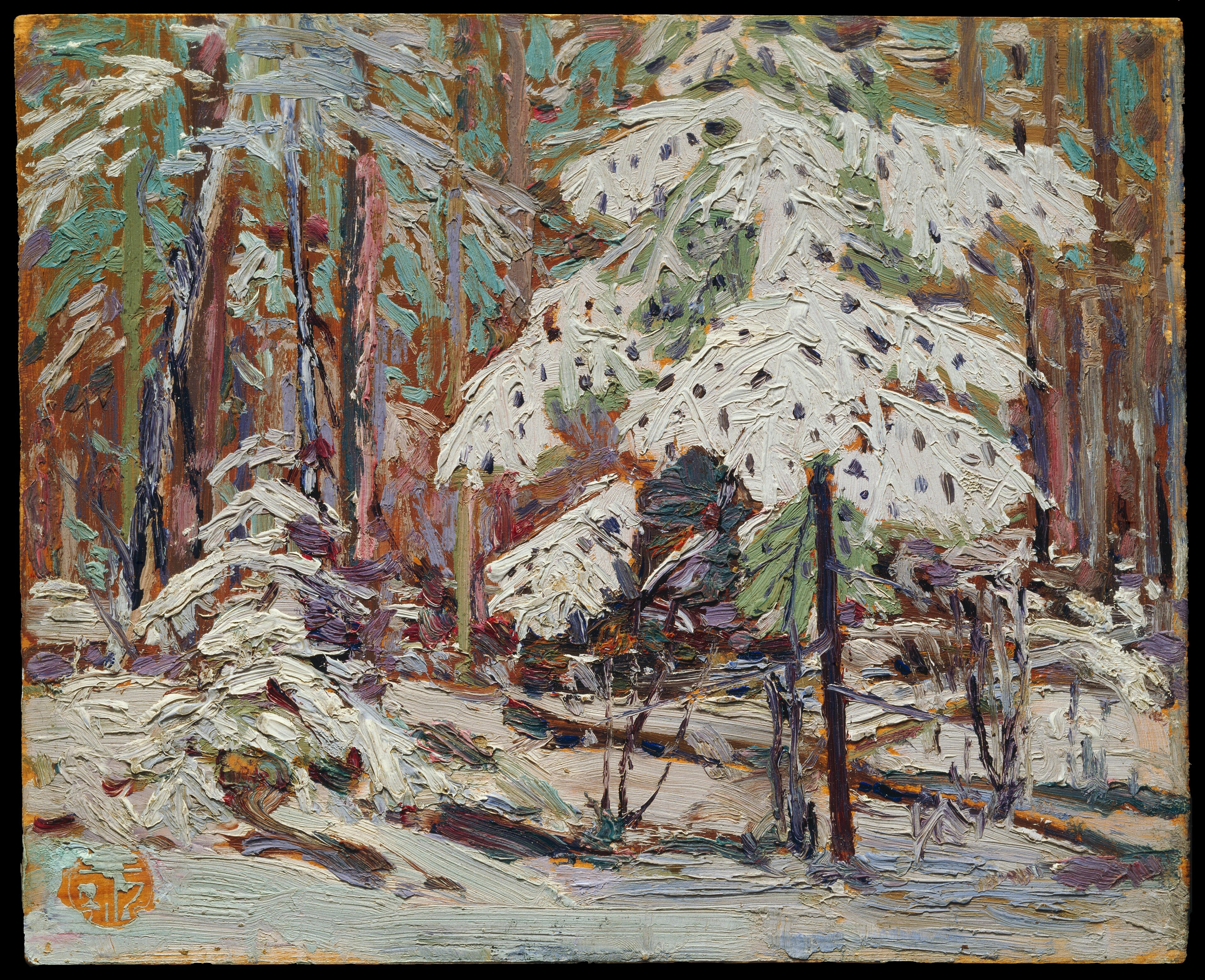 Snow in the Woods by Tom Thomson