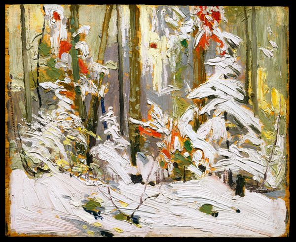 Wood Interior, Winter by Tom Thomson